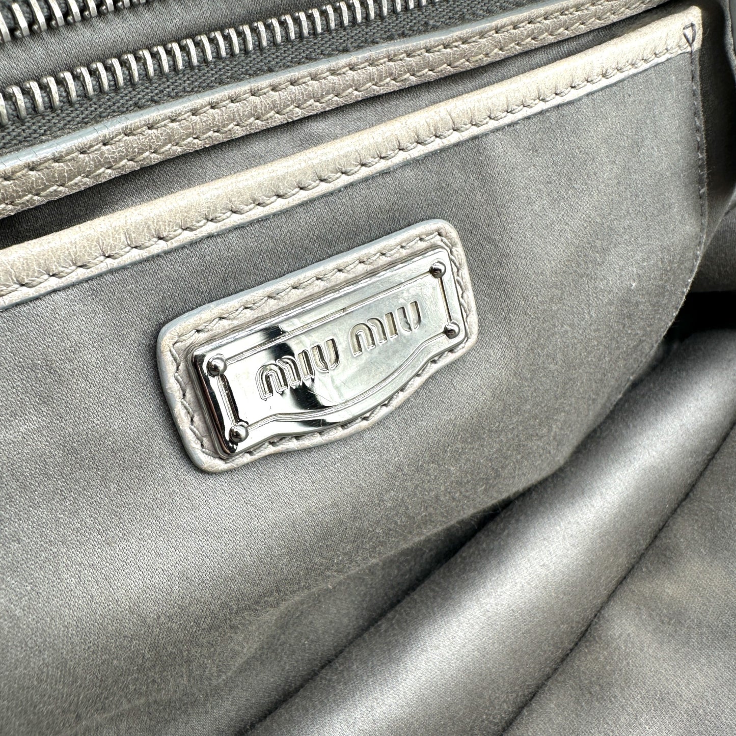 Vintage Miu Miu Vitello 2-Way Handbag