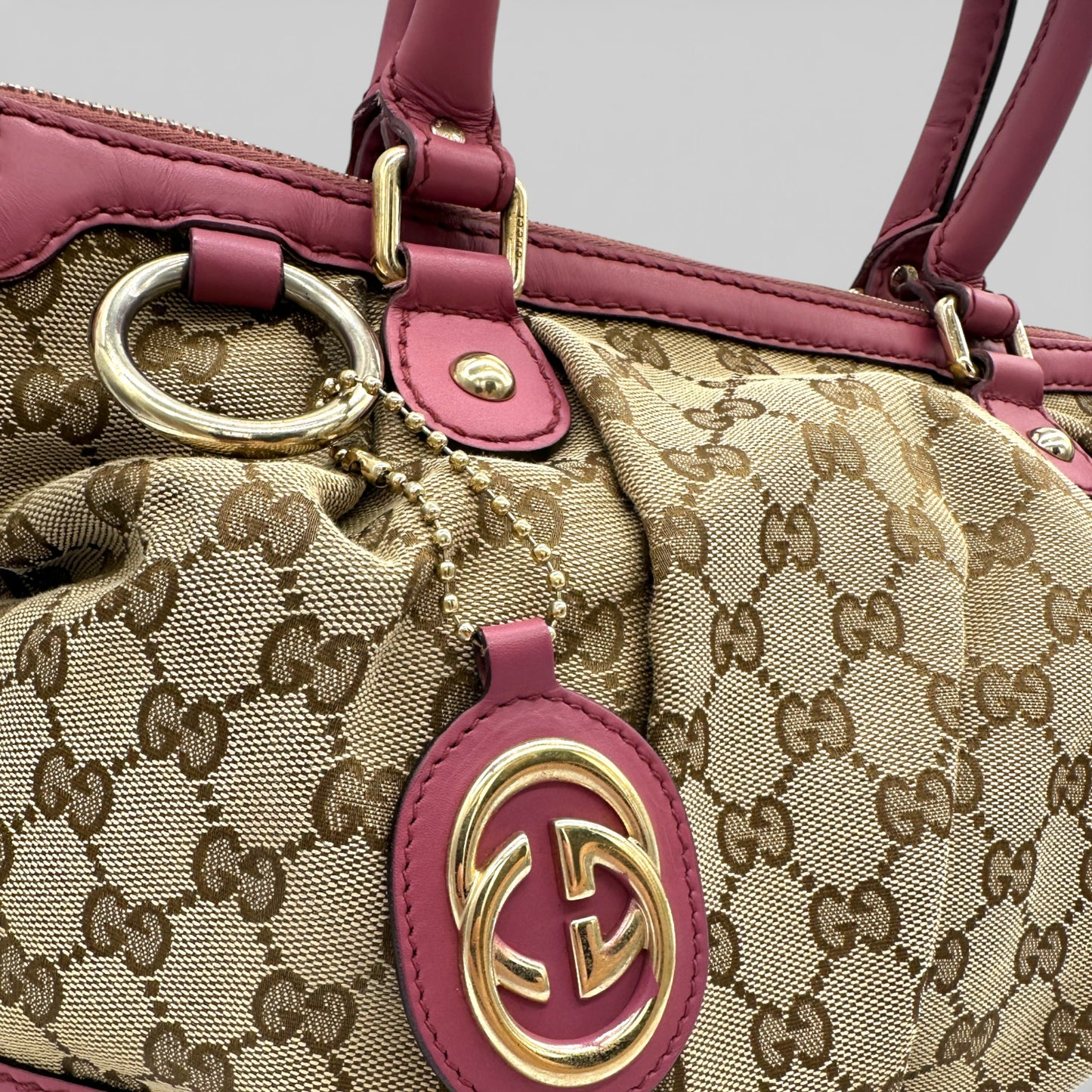 Vintage Gucci Sukey 2-Way Mini Boston Bag