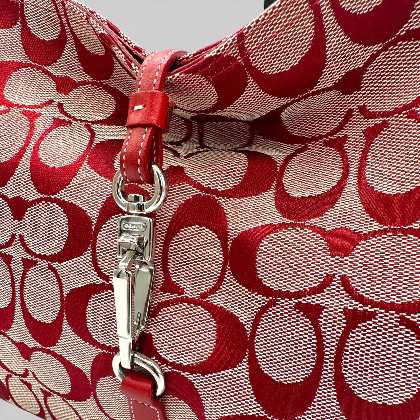 Vintage Coach 6091 Hamptons Clip Shoulder Bag