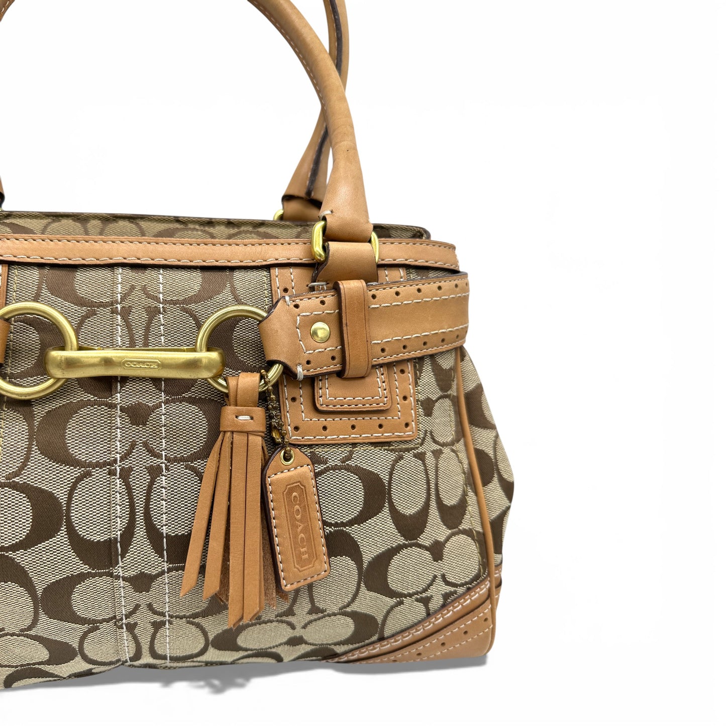 Vintage Coach 10507 Hampton Clip Handtasche