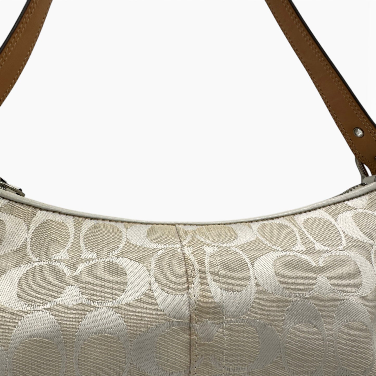 Vintage Coach 8K01 East West Baguette Shoulder Bag