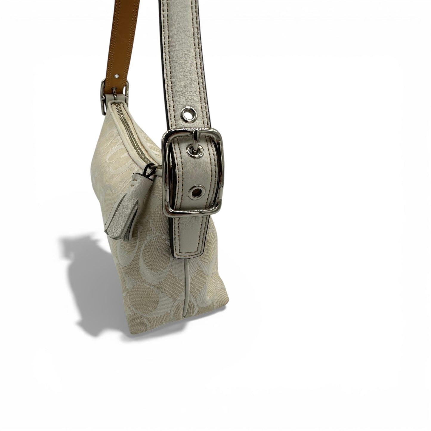 Vintage Coach 8K01 East West Baguette Shoulder Bag