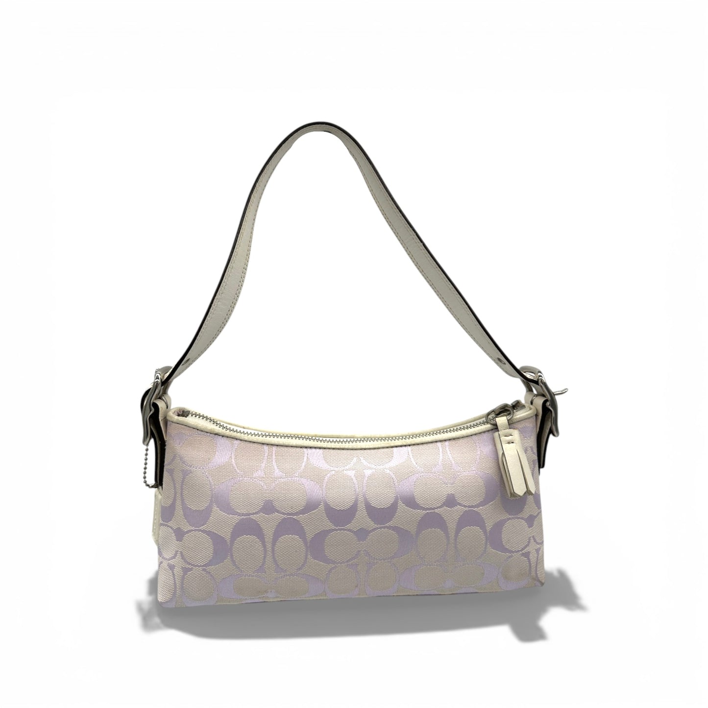 Vintage Coach 8K01 Lilac East West Baguette Shoulder Bag