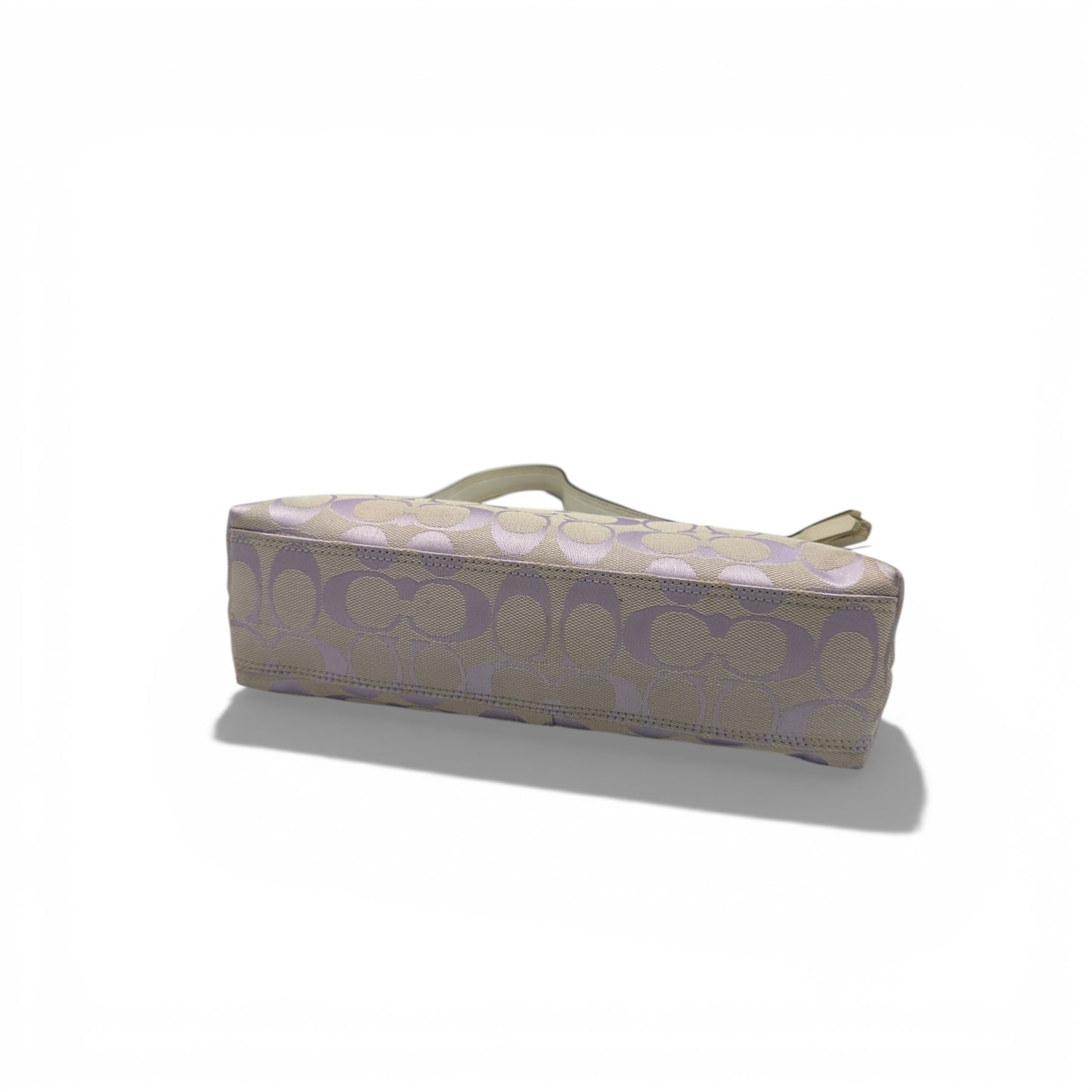 Vintage Coach 8K01 Lilac East West Baguette Shoulder Bag