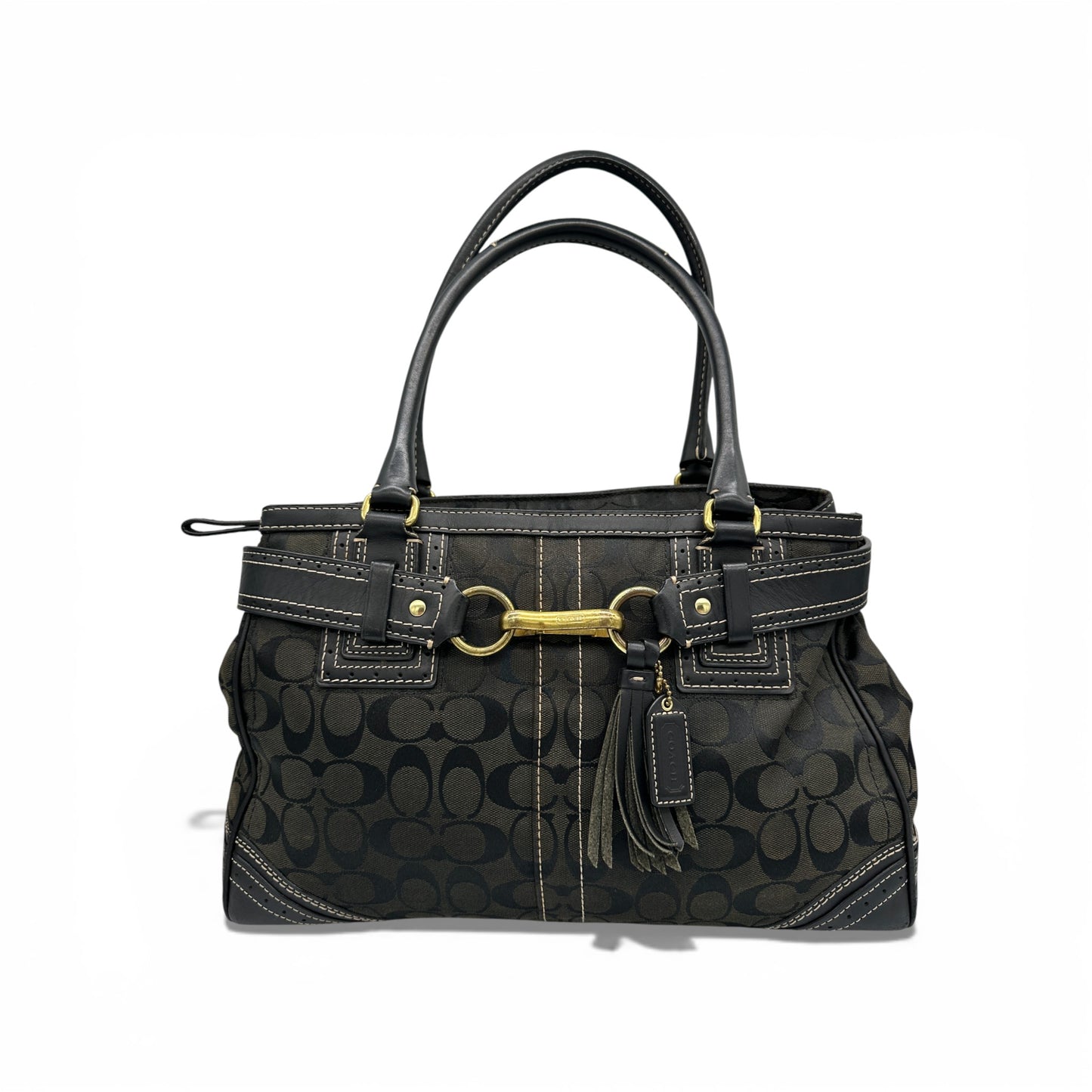 Vintage Coach F10508 Hamptons Horsebit Handbag