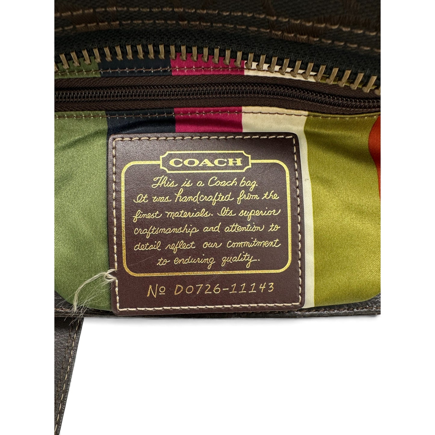 Sac à main vintage Coach 11143 Legacy