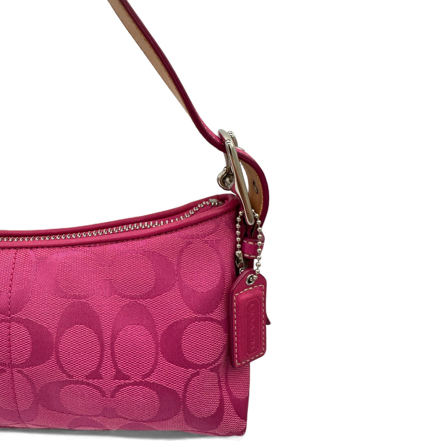 Vintage Coach 6371 East West Baguette Schultertasche