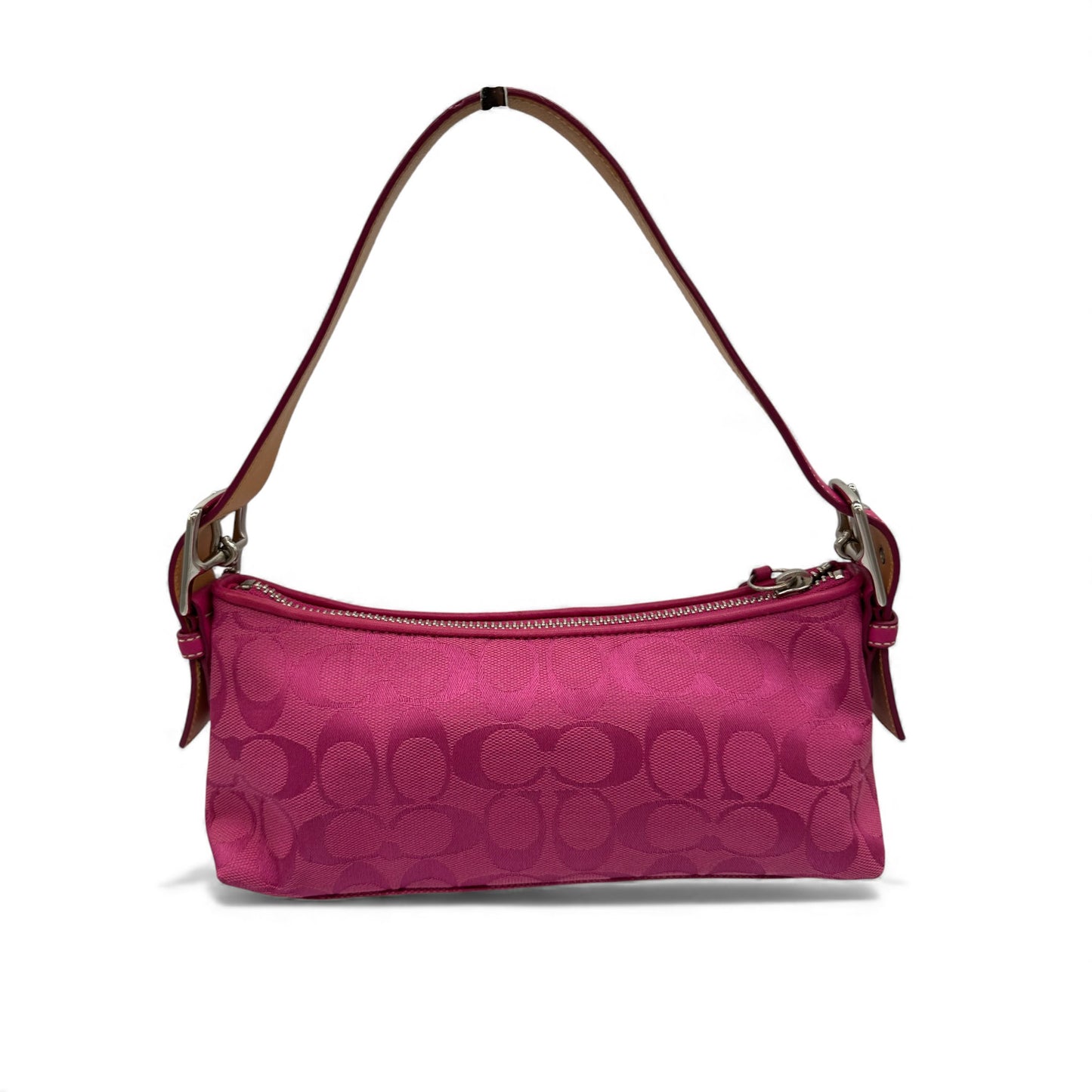 Vintage Coach 6371 East West Baguette Schultertasche