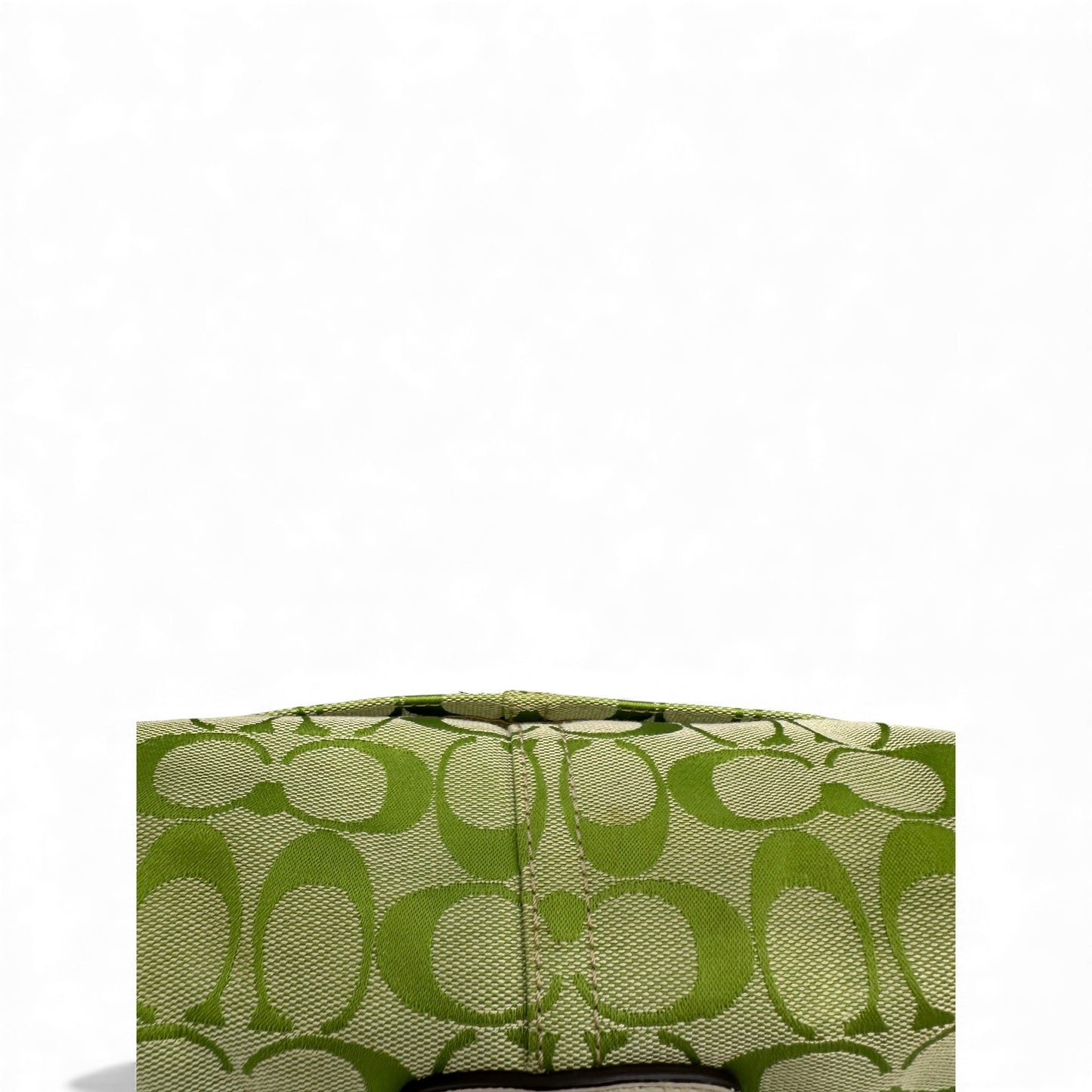 Vintage Coach F13113 Grüne Monogram Soho Schultertasche