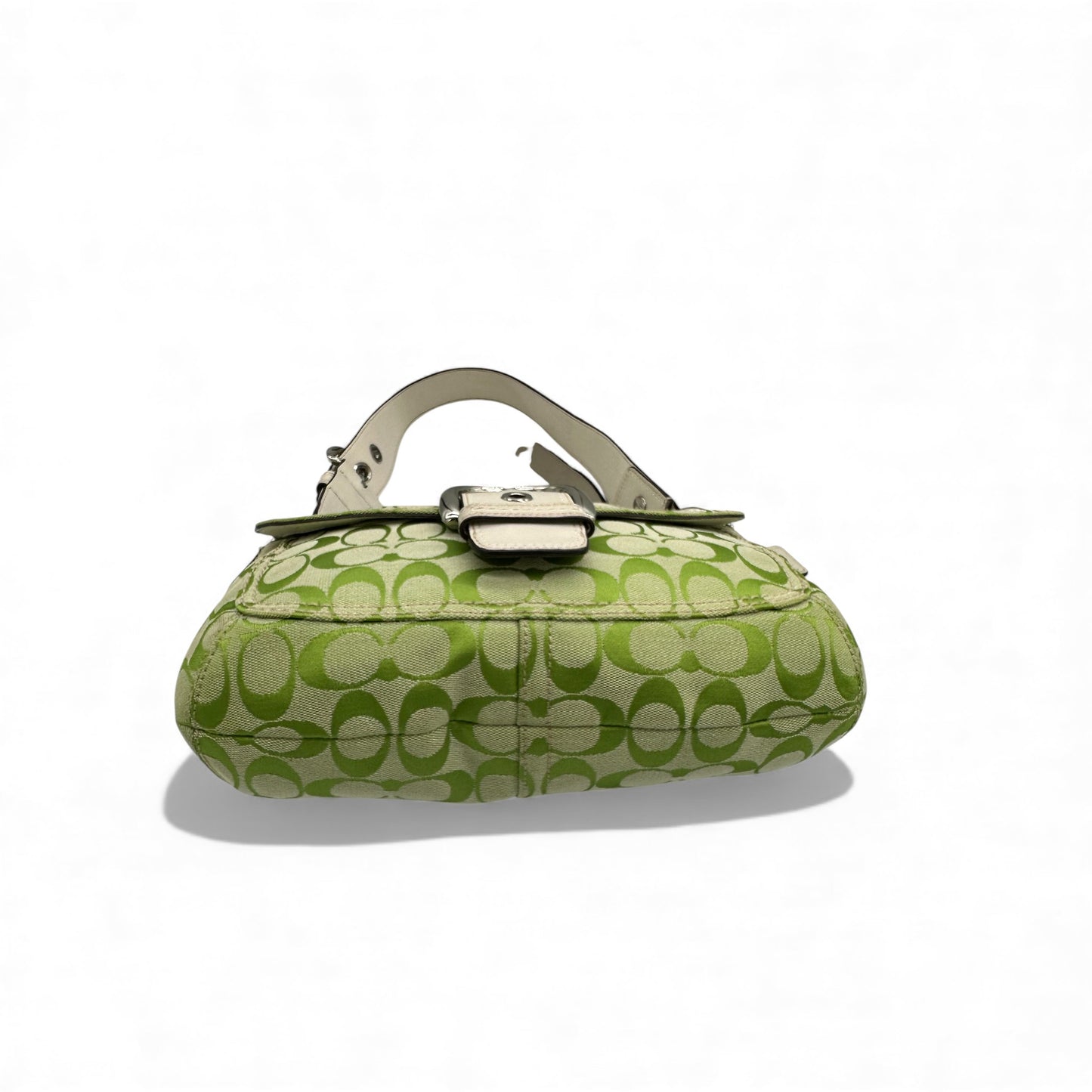 Vintage Coach F13113 Grüne Monogram Soho Schultertasche