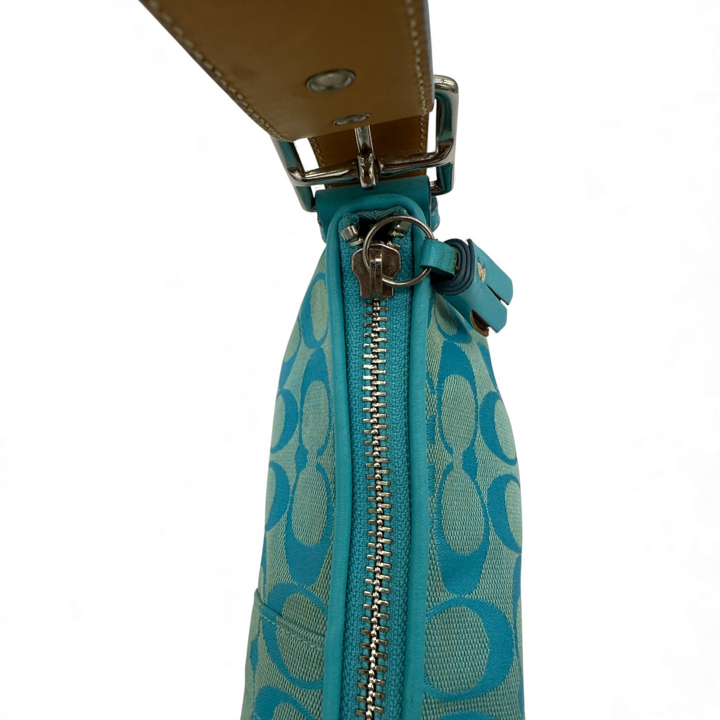 Vintage Coach 6371 East West Baguette Shoulder Bag