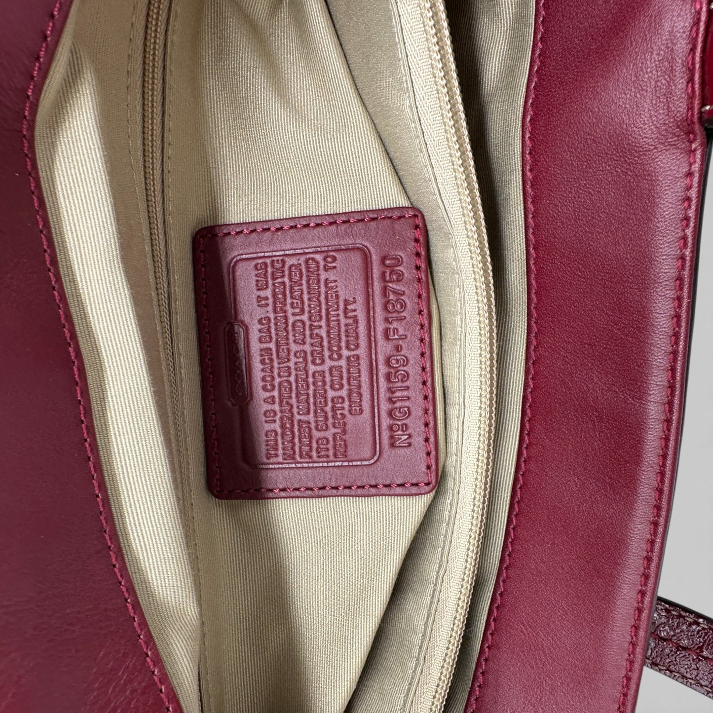 Vintage Coach Soho F18750 Tote Shoulder Bag