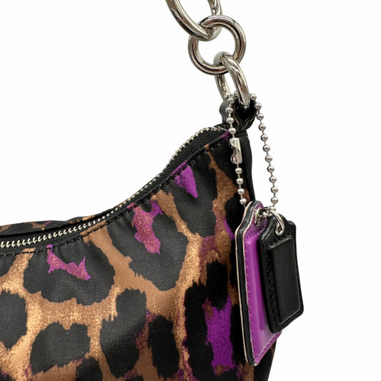 Vintage Coach F26032 Leopard Print Shoulder Bag