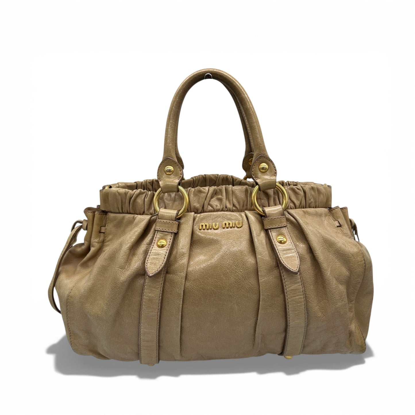 Vintage Miu Miu Vitello Shine 2-Way Handbag