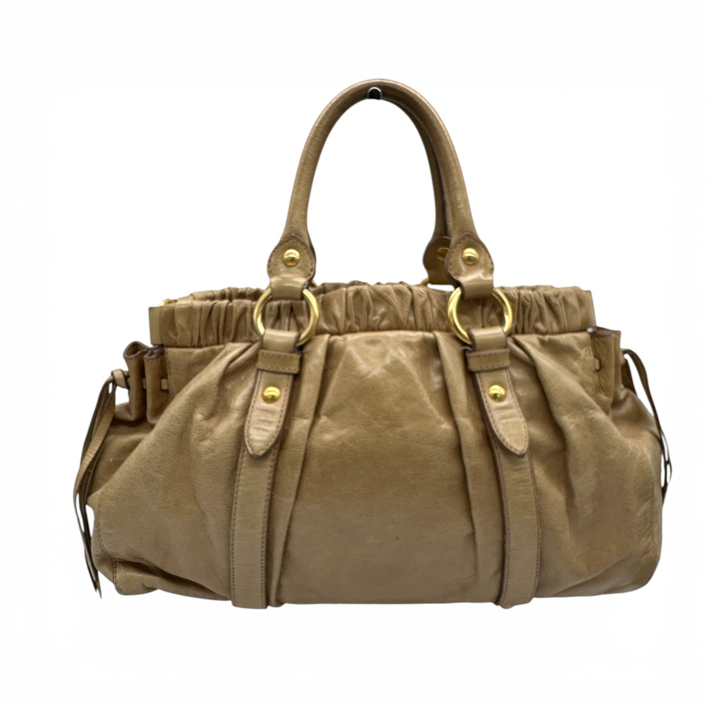 Vintage Miu Miu Vitello Shine 2-Way Handbag