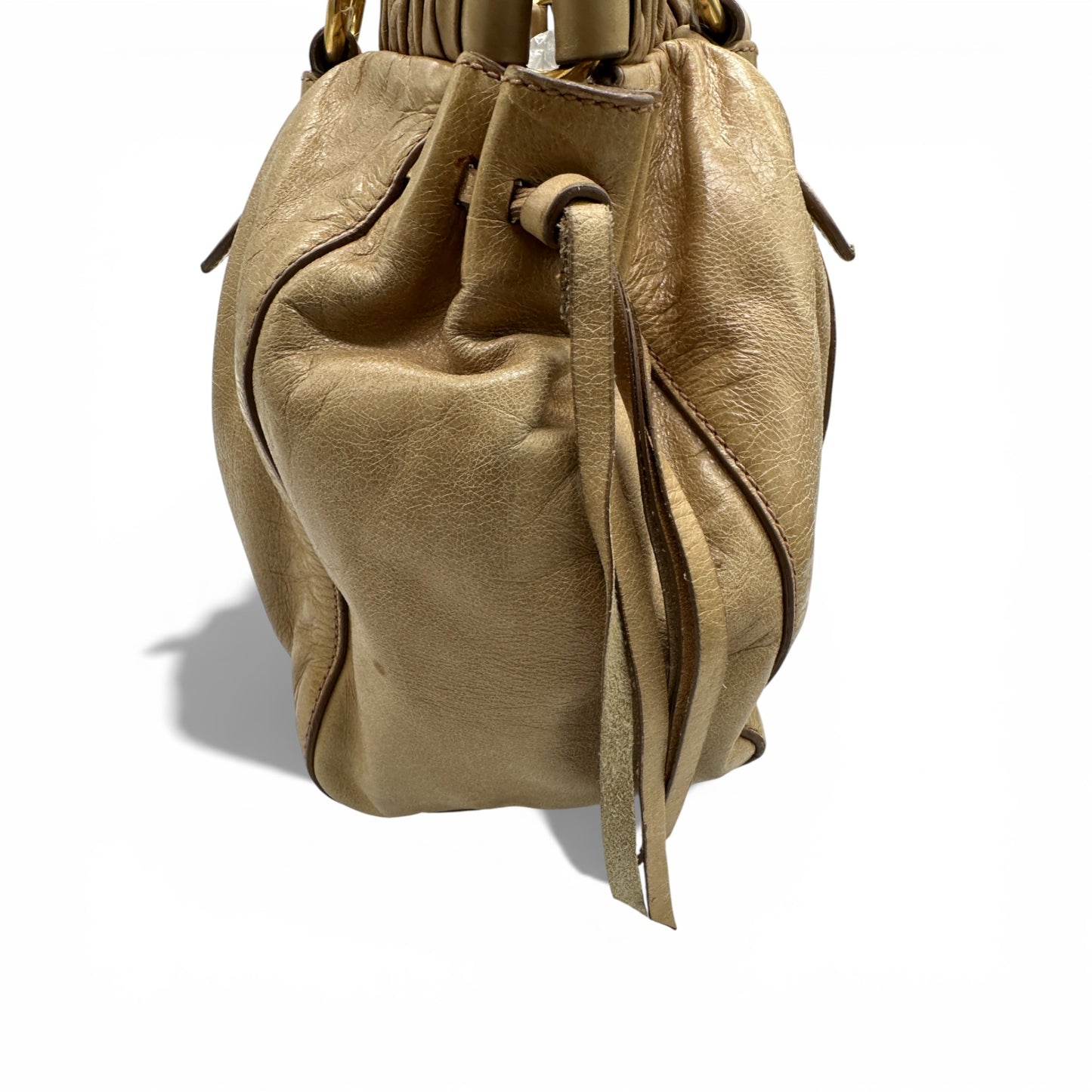 Vintage Miu Miu Vitello Shine 2-Way Handbag