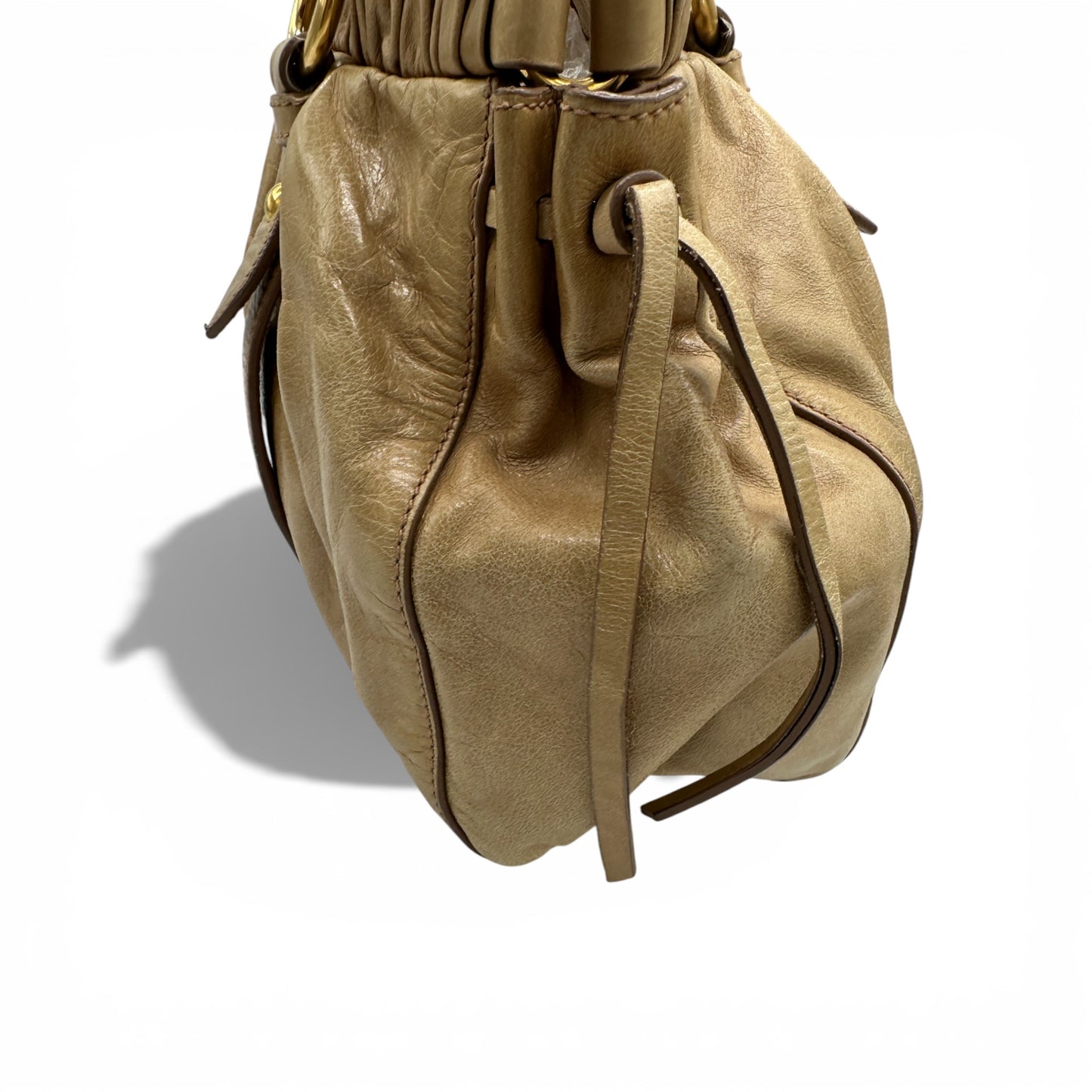 Vintage Miu Miu Vitello Shine 2-Way Handbag