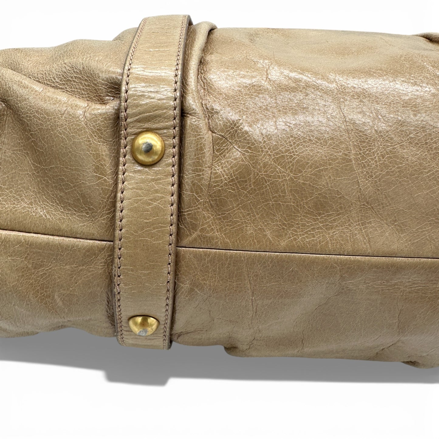 Vintage Miu Miu Vitello Shine 2-Way Handbag