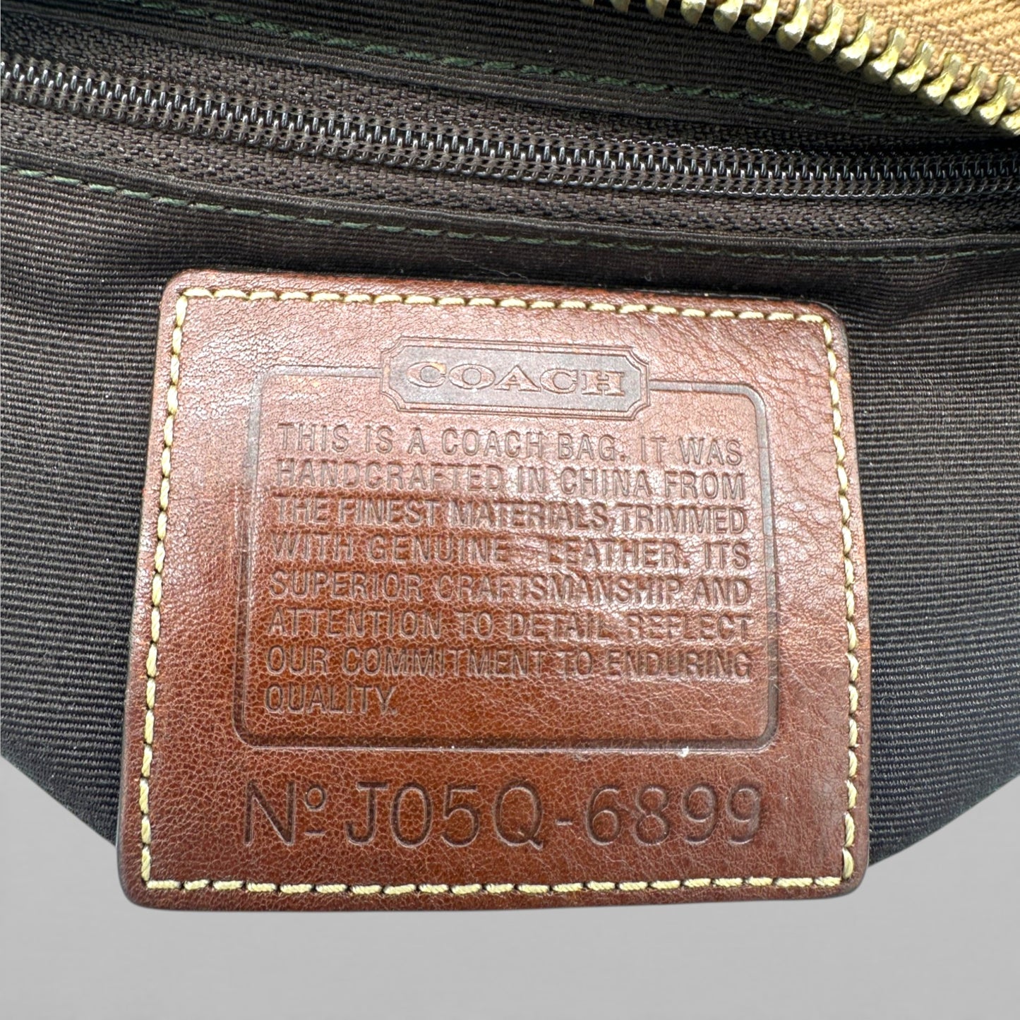 Sac bandoulière Baguette Coach 6899 vintage