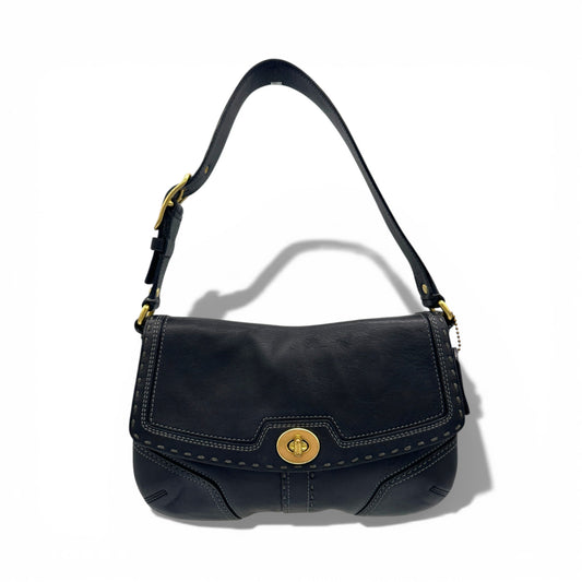 Vintage Coach 11542 Flap Turnlock Shoulder Bag
