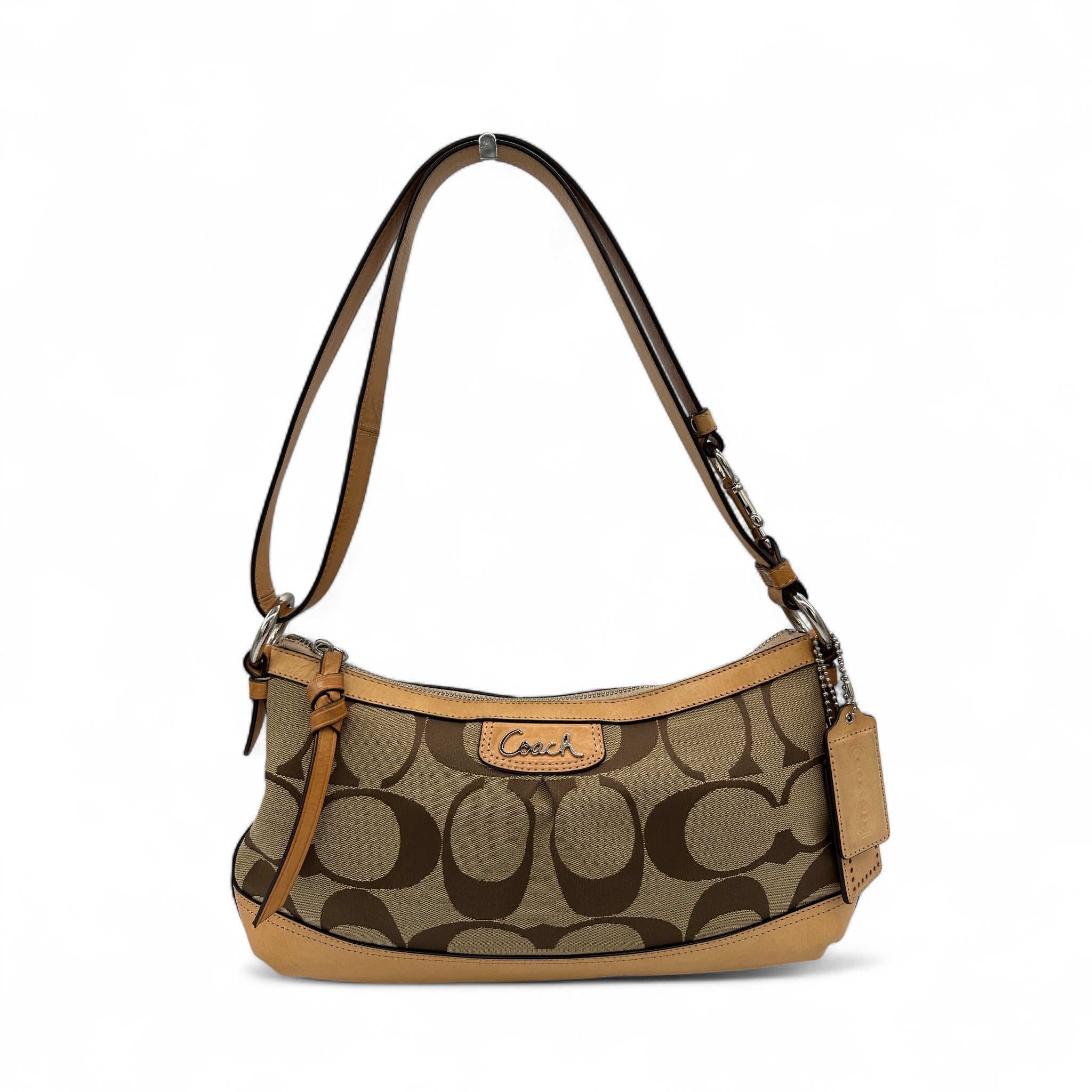 バッグ vintage coach shoulder bag F17481 Vintage Coach F19731 Brown Monogram Shoulder Bag – Thanks it's Vintage