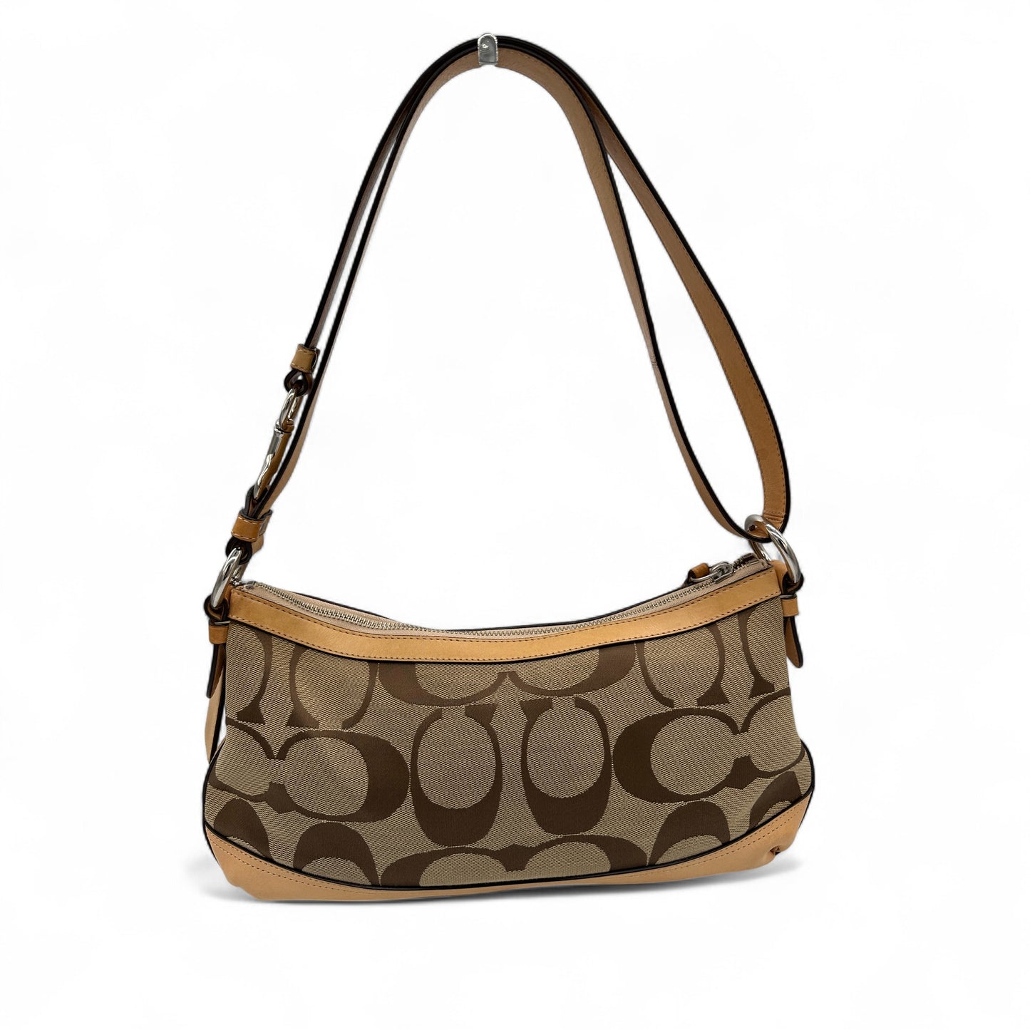 Vintage Coach F19731 Brown Monogram Shoulder Bag