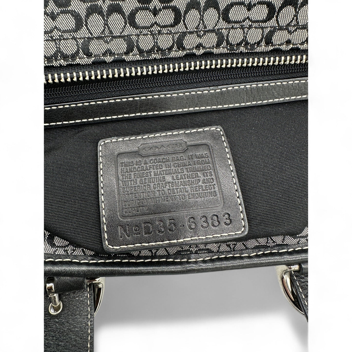 Vintage Coach 6383 Soho Monogram Tote Shoulder Bag