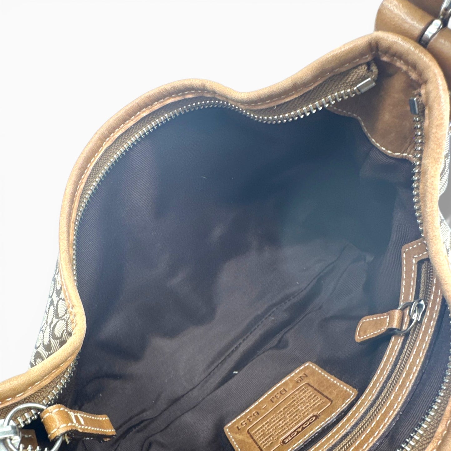 Sac bandoulière vintage Coach 6351 Croissant Soho