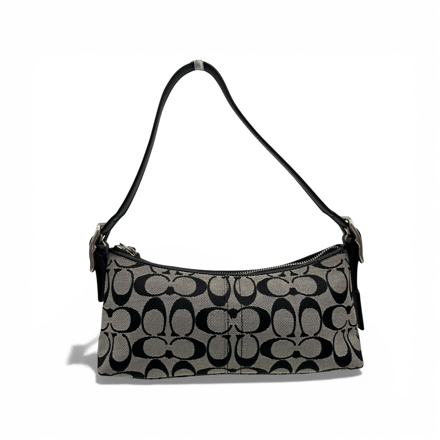 Vintage Coach 8K01 East West Baguette Shoulder Bag