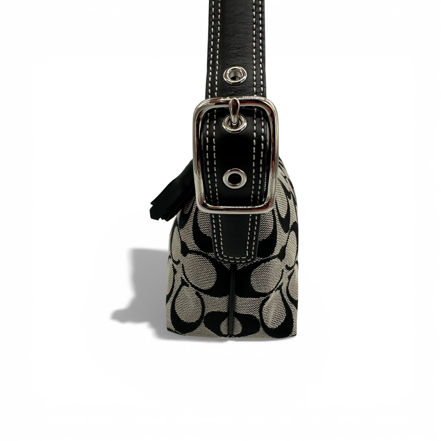 Vintage Coach 8K01 East West Baguette Shoulder Bag