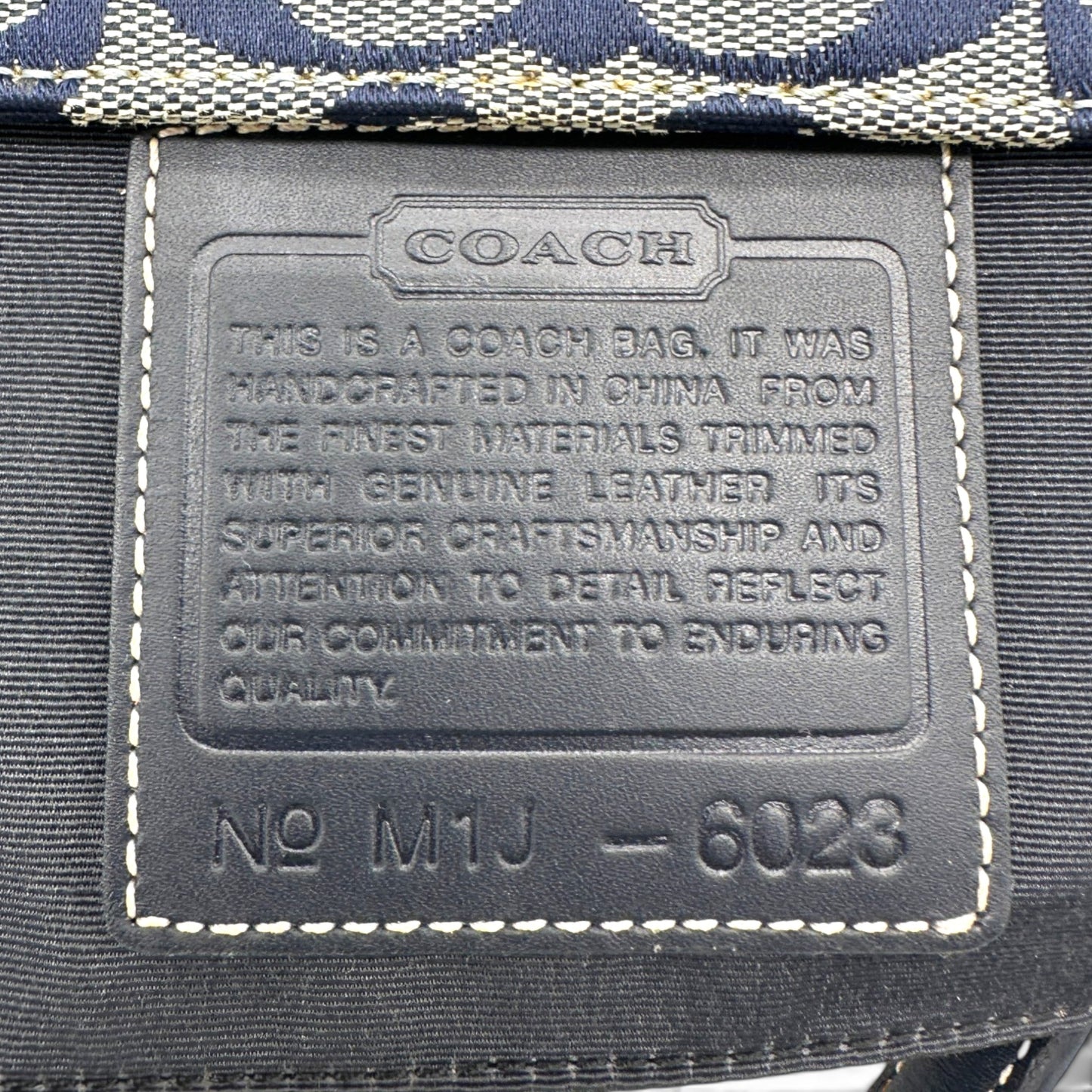 Vintage Coach 6023 Shoulder Bag