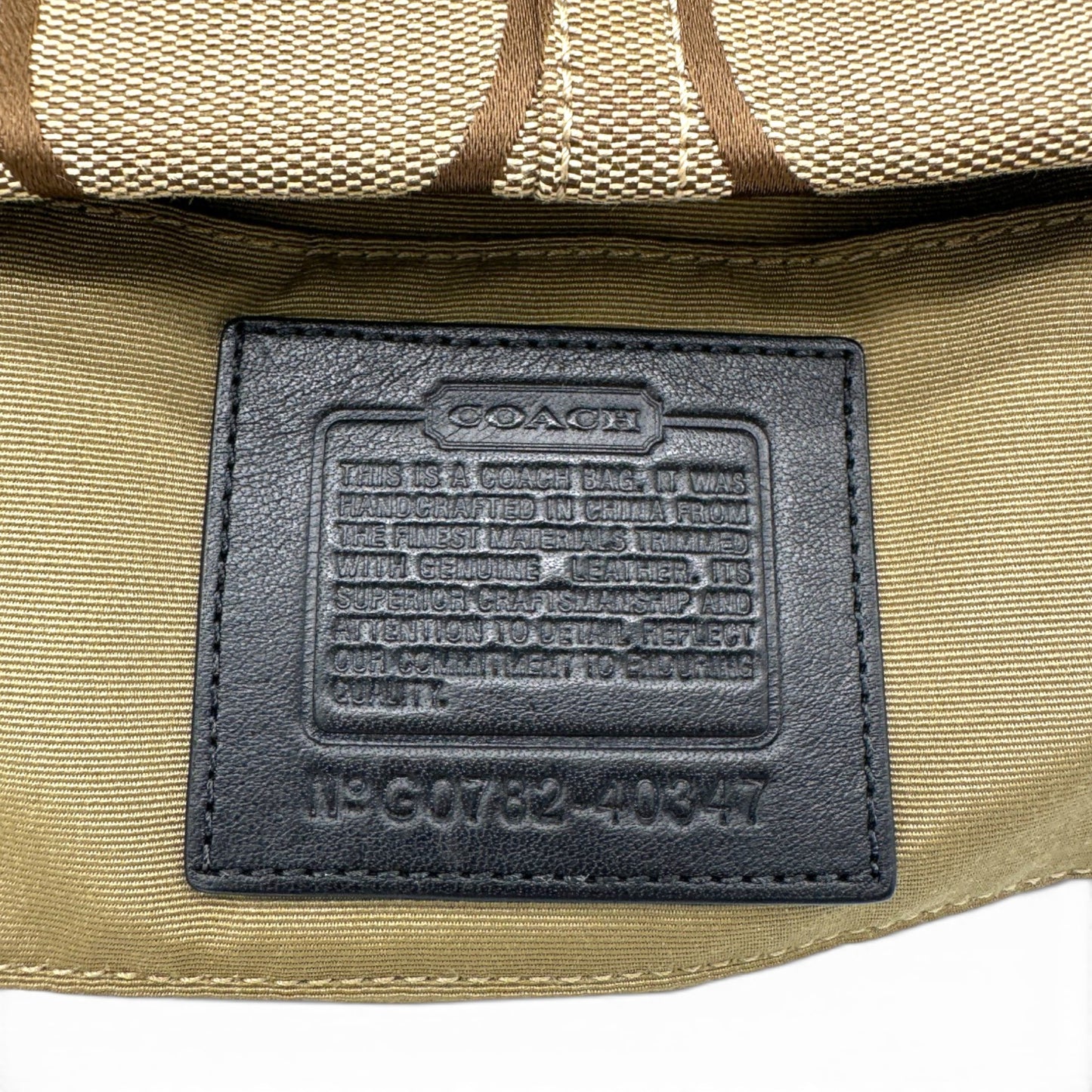 Vintage Coach 40347 Mini Carly Shoulder Bag