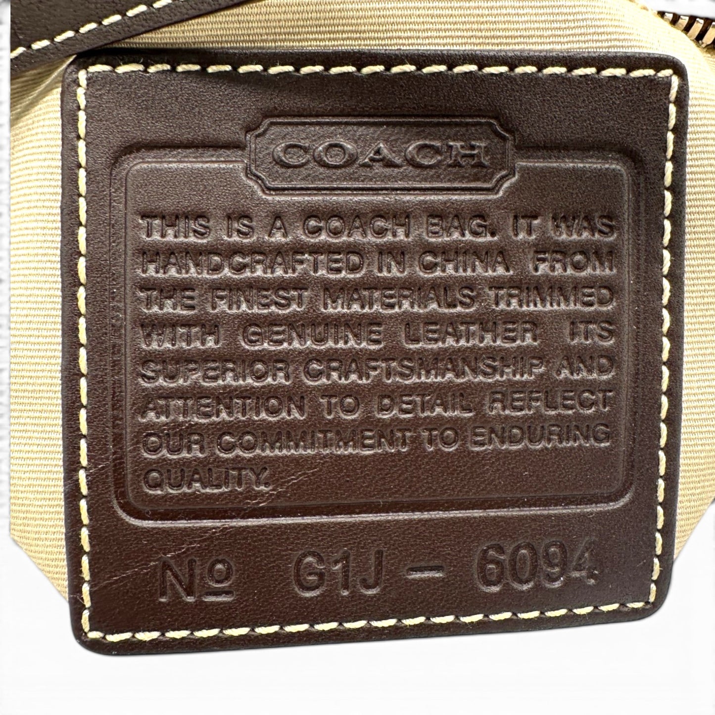 Vintage Coach 6094 Demi Mini Shoulder Bag