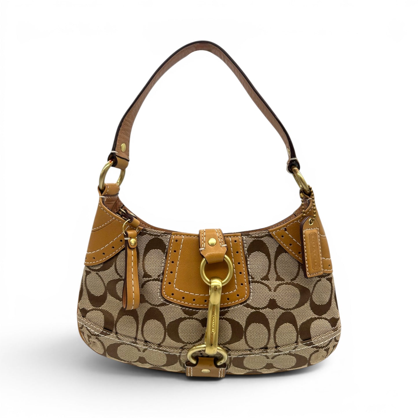 Vintage Coach Hampton Clip 10534 Mini Shoulder Bag