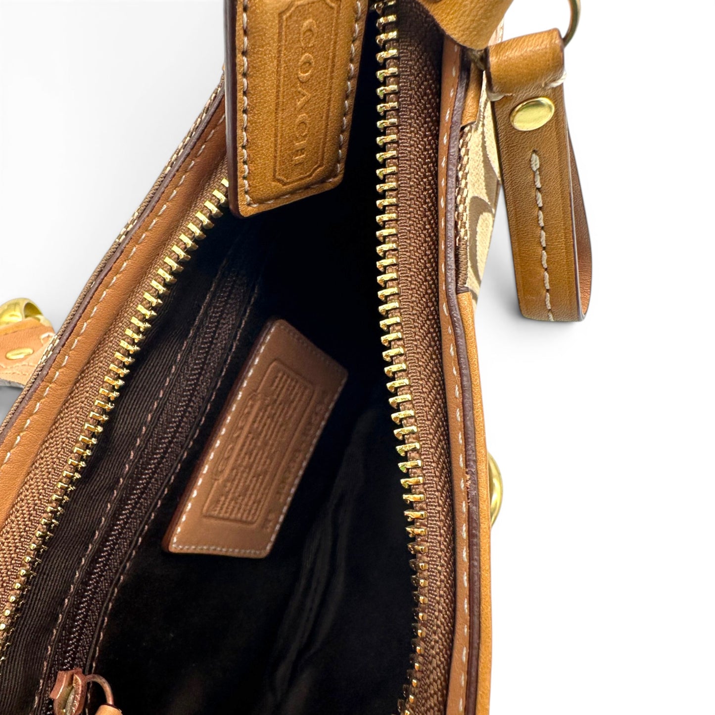 Vintage Coach Hampton Clip 10534 Mini Shoulder Bag