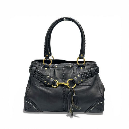 Vintage Coach 9290 Hamptons Clip Tote Handbag