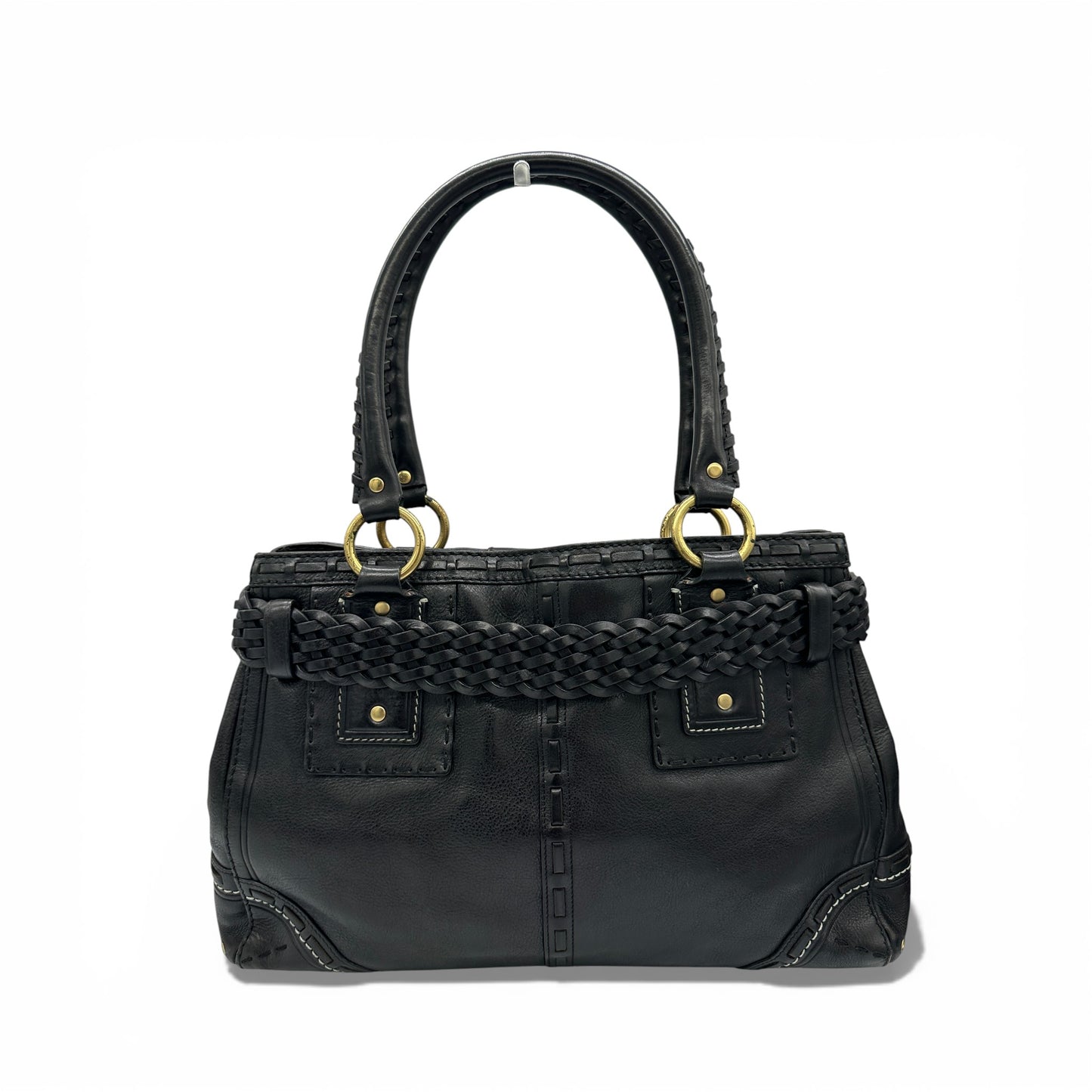 Vintage Coach 9290 Hamptons Clip Tote Handbag