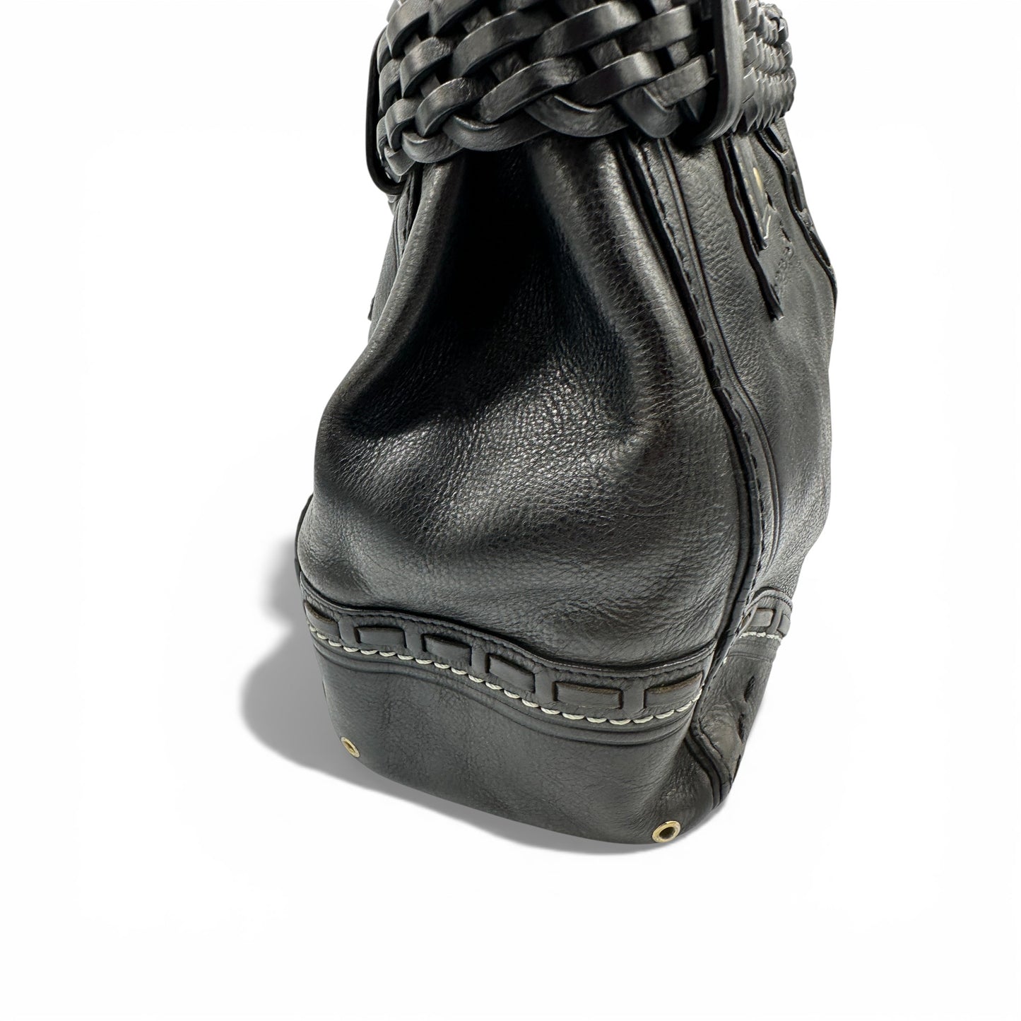 Vintage Coach 9290 Hamptons Clip Tote Handbag