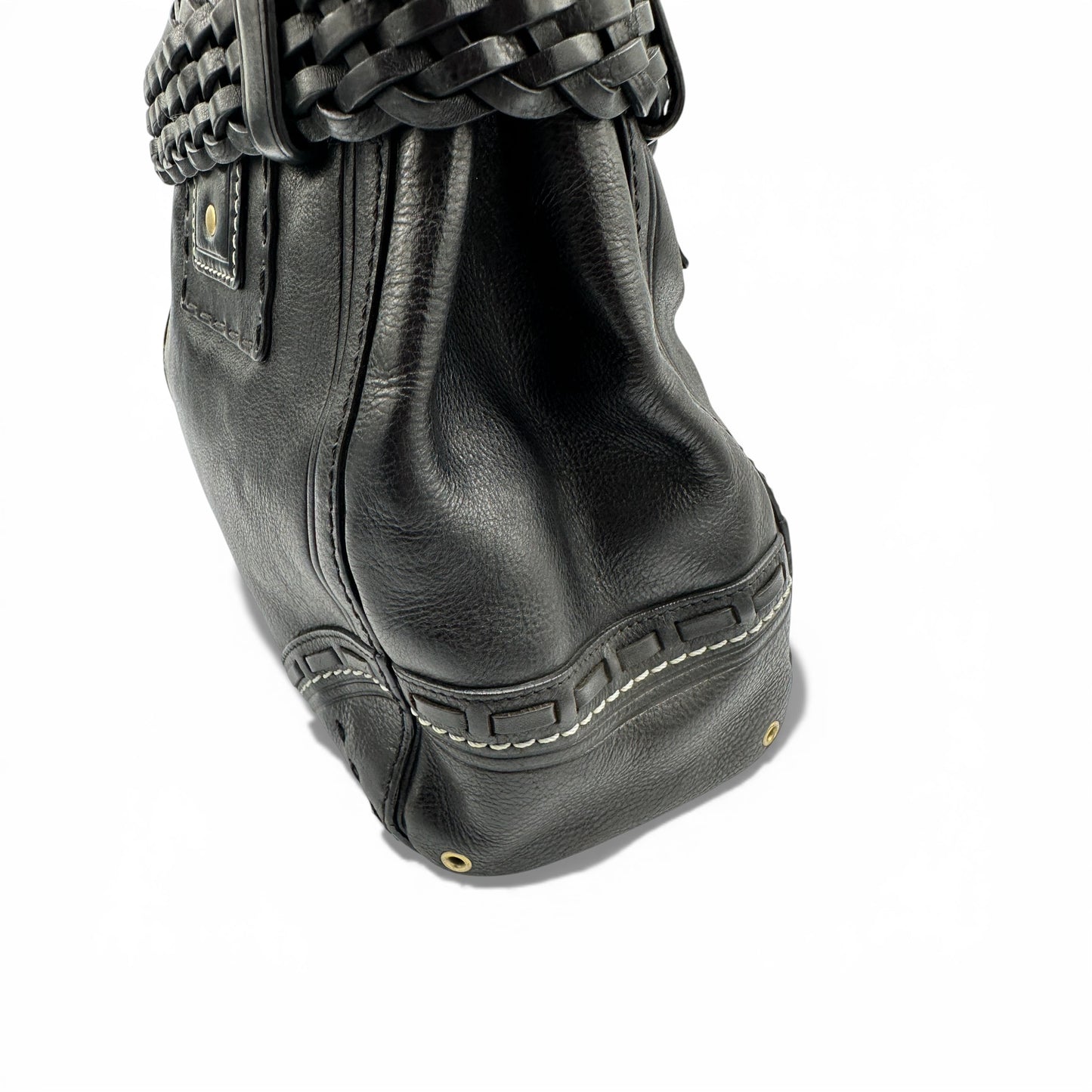 Vintage Coach 9290 Hamptons Clip Tote Handbag