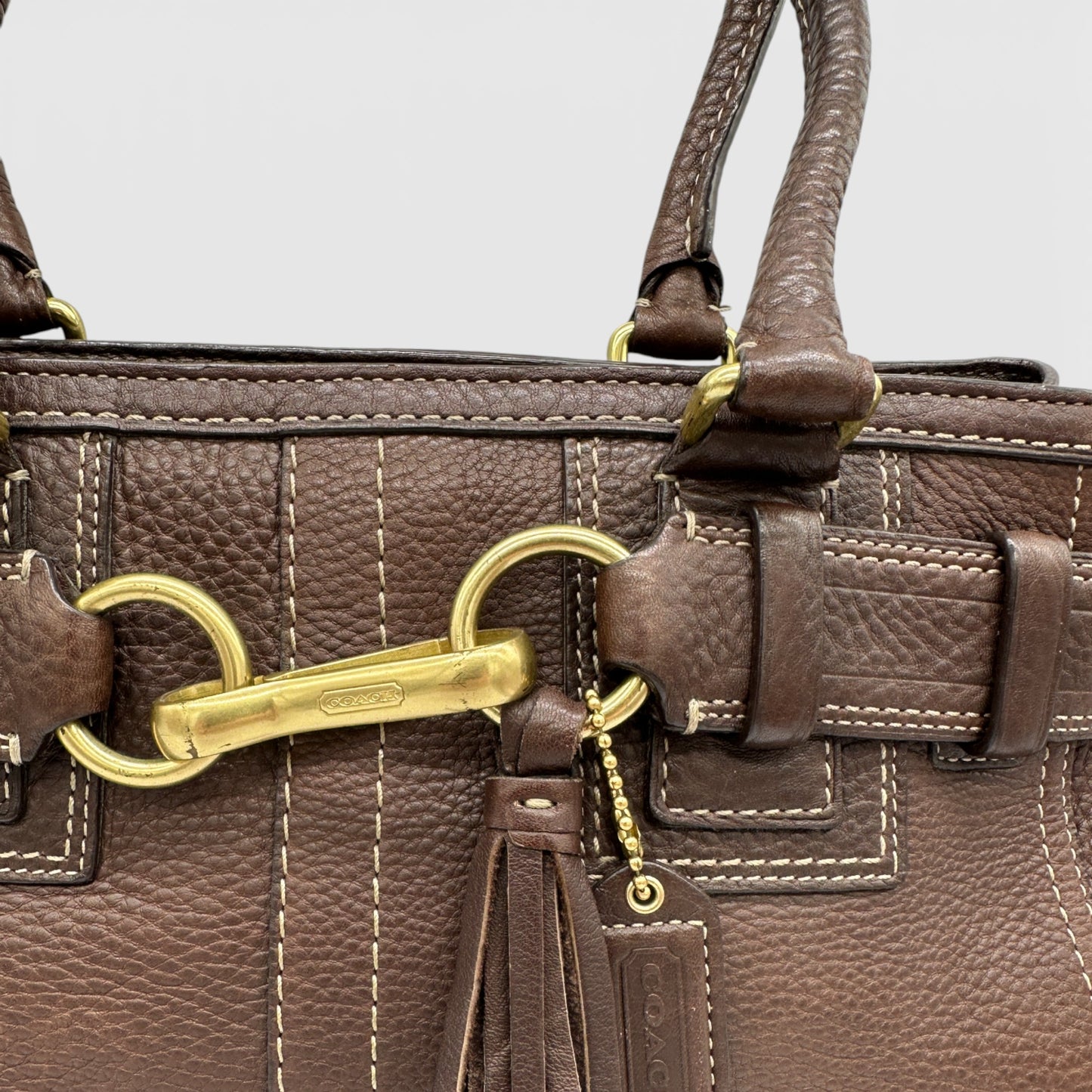 Vintage Coach 10212 Hampton Clip Handbag