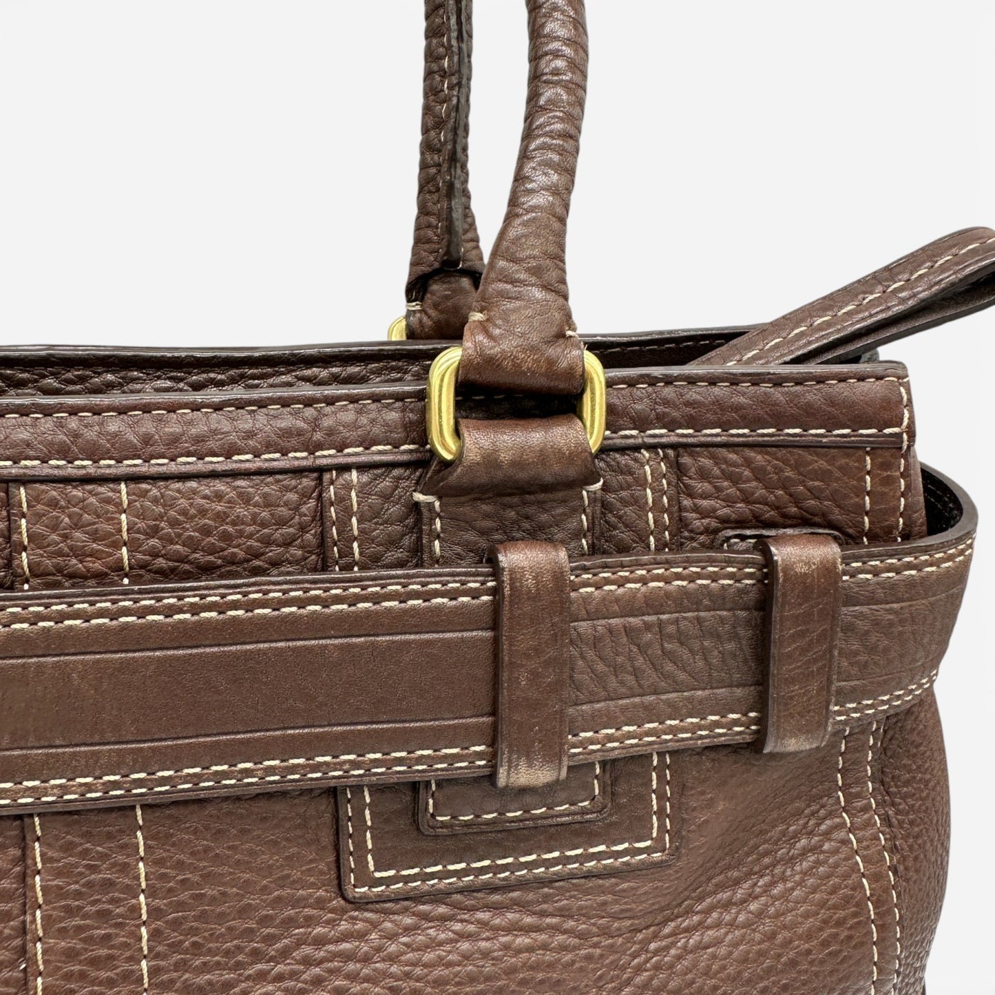 Vintage Coach 10212 Hampton Clip Handbag