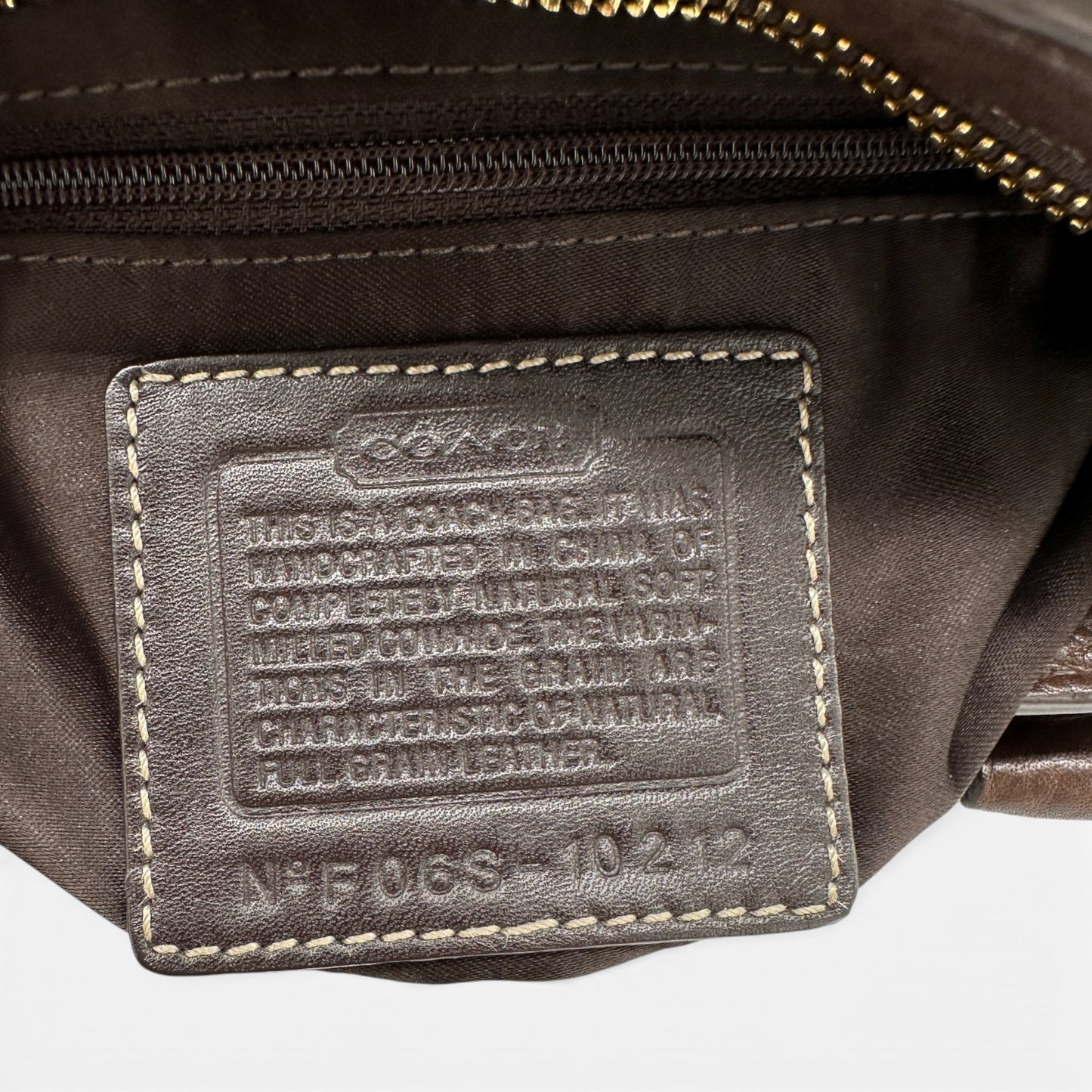 Vintage Coach 10212 Hampton Clip Handbag