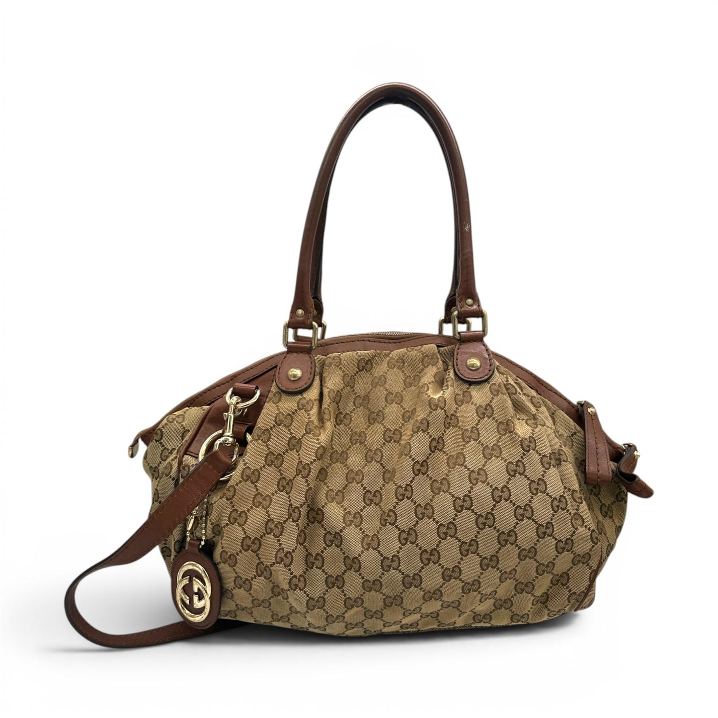 Sac Boston miniature Gucci Sukey vintage à double usage