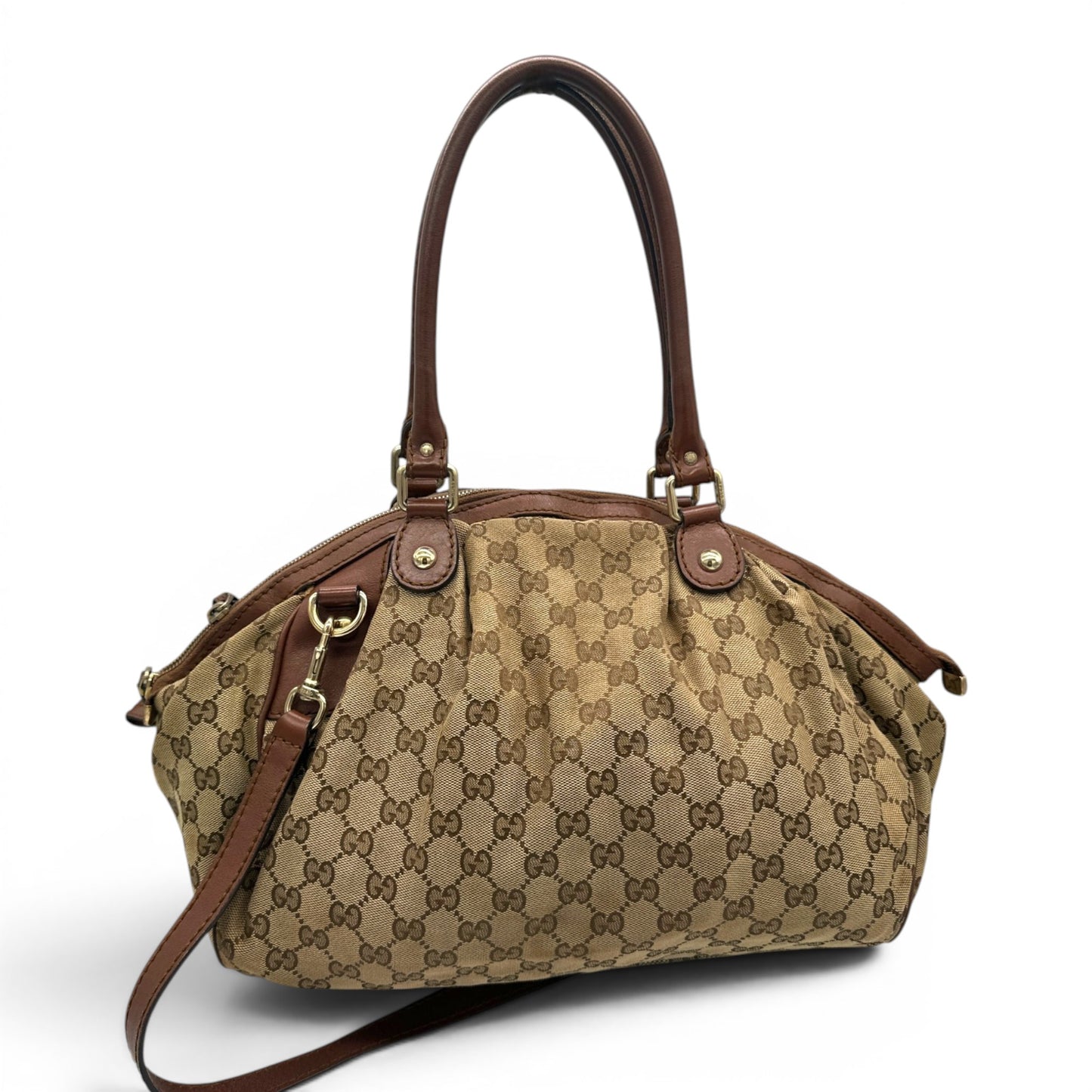Sac Boston miniature Gucci Sukey vintage à double usage