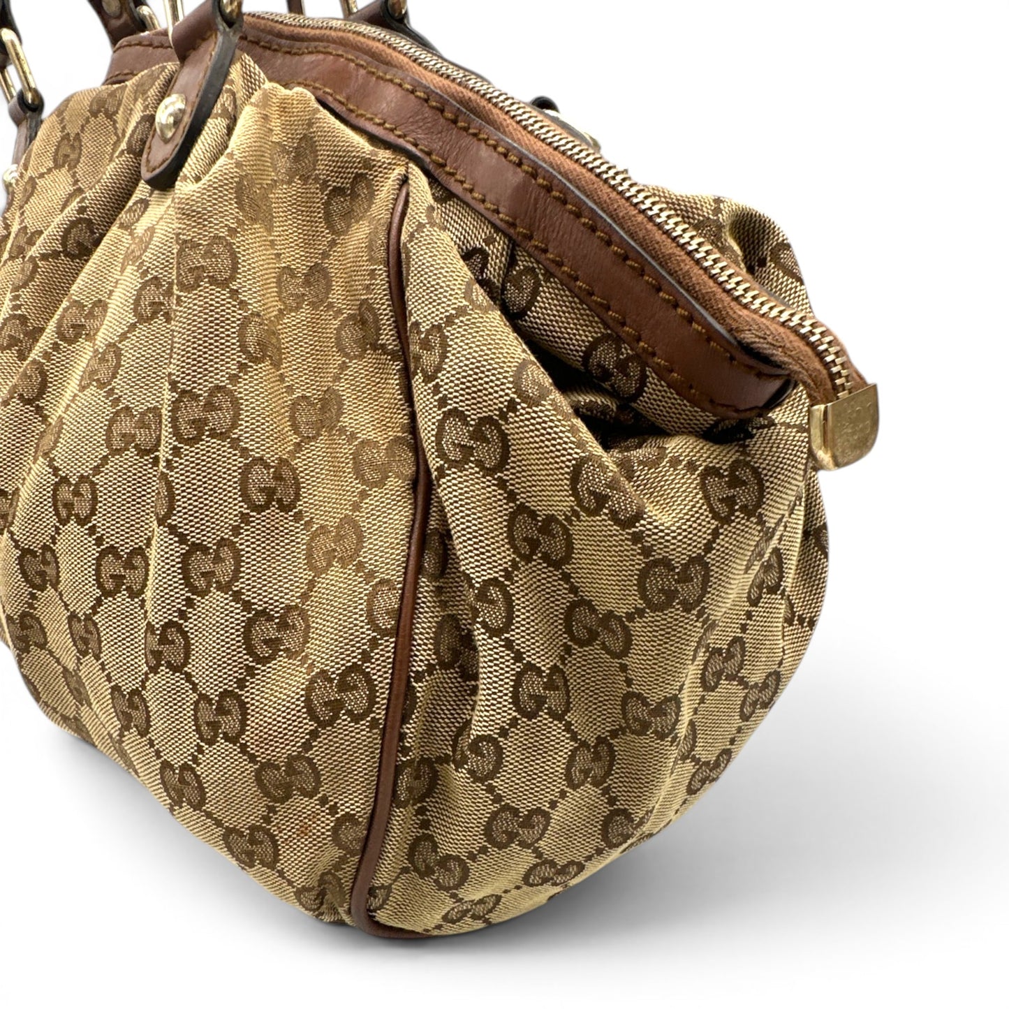 Sac Boston miniature Gucci Sukey vintage à double usage