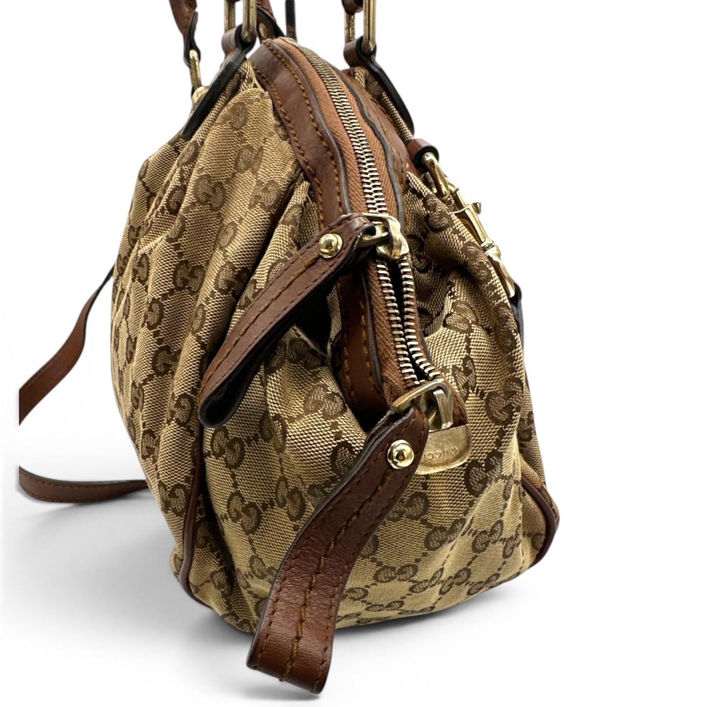 Sac Boston miniature Gucci Sukey vintage à double usage