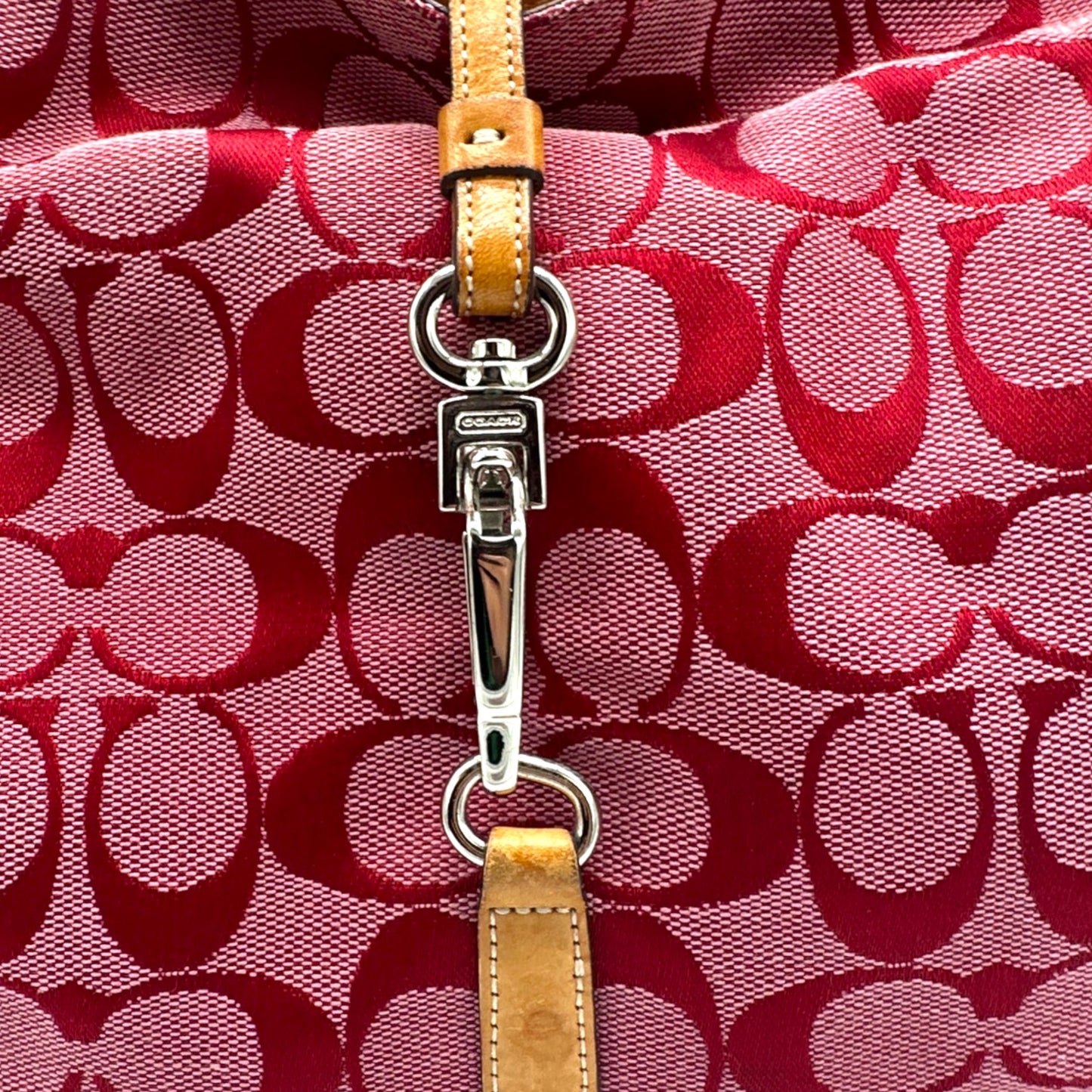 Vintage Coach 6091 Hamptons Clip Shoulder Bag