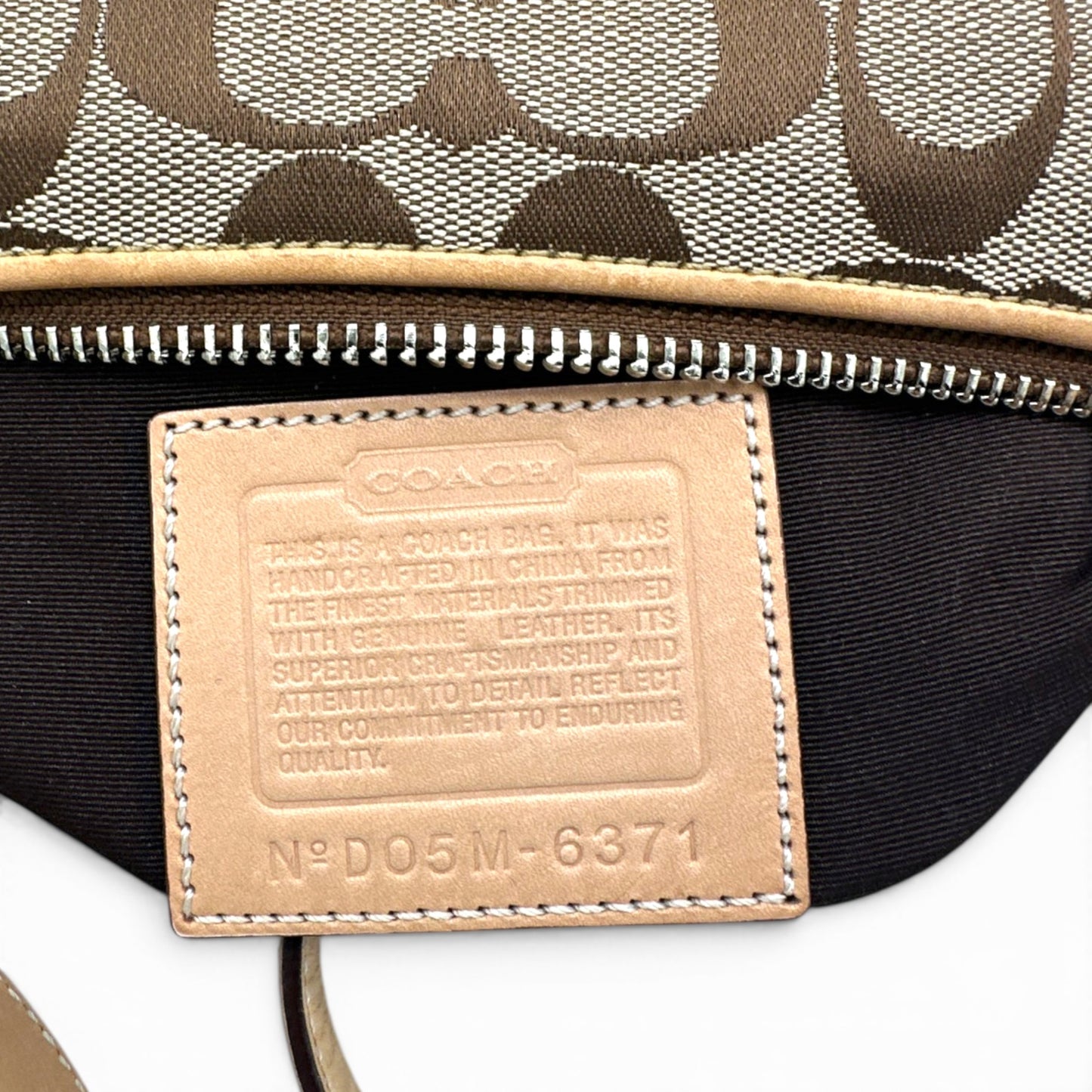 Vintage Coach 6371 Baguette Shoulder Bag