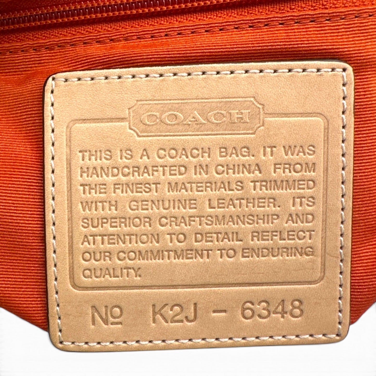 Vintage Coach 6348 Hampton Clip Shoulder Bag