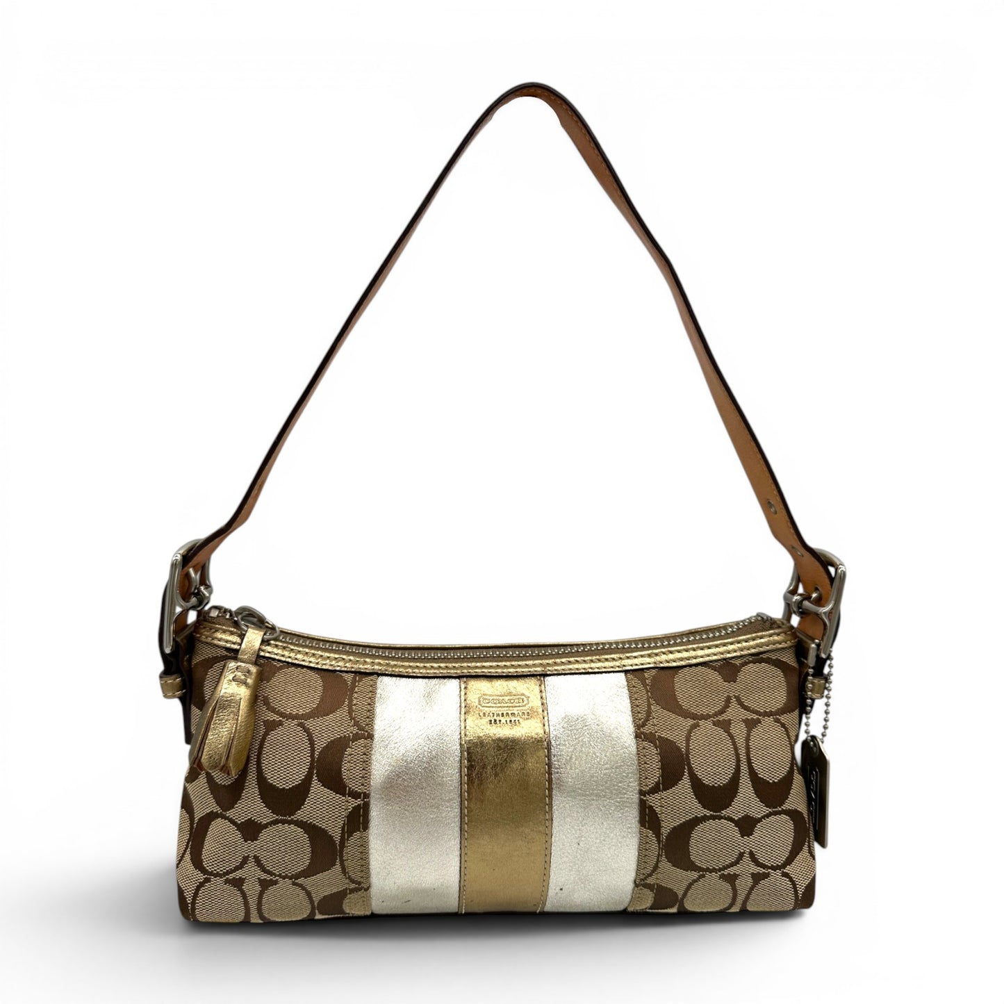 Vintage Coach 1478 East West Baguette Shoulder Bag